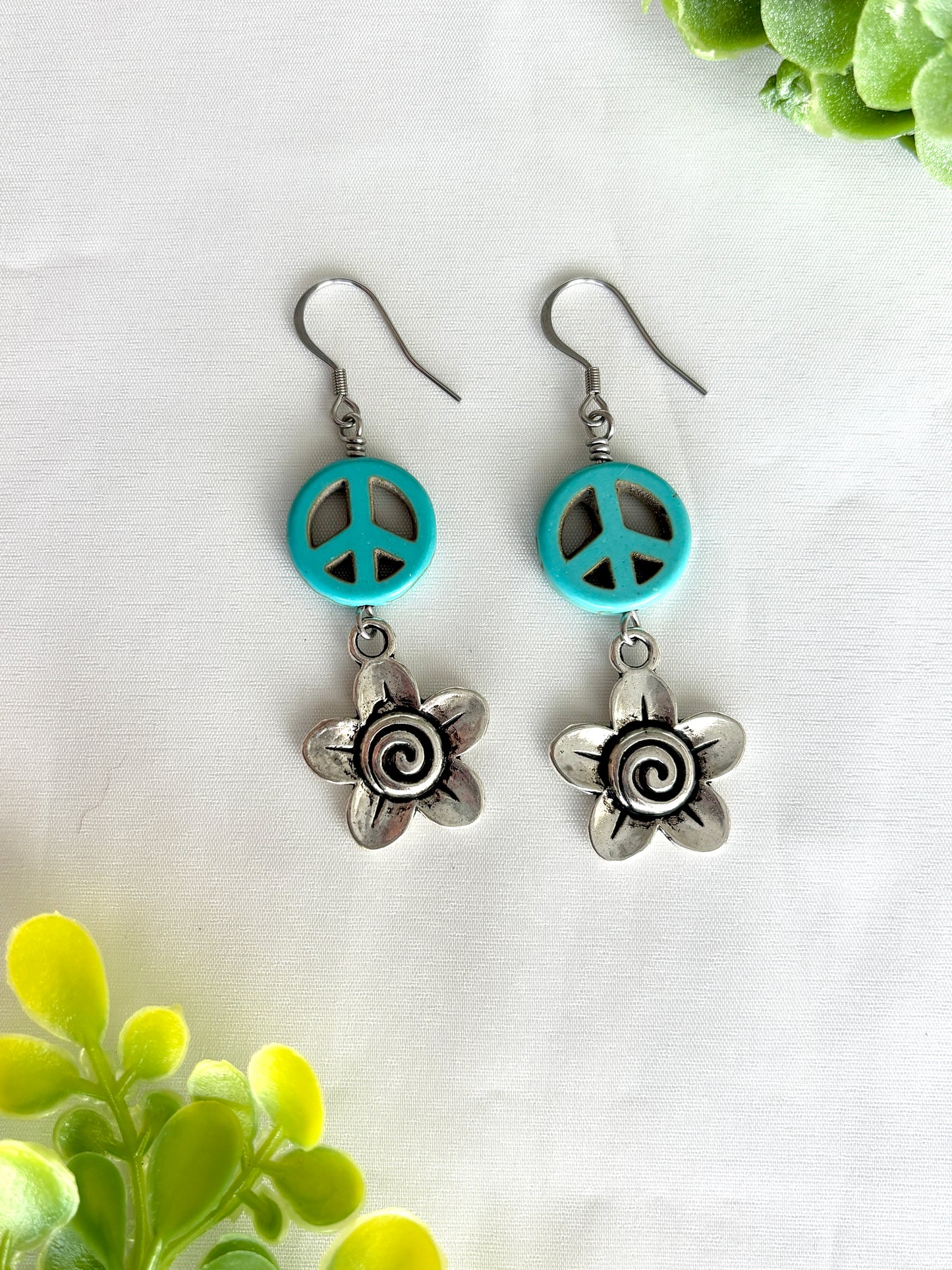 "Peace-d Together" Earrings