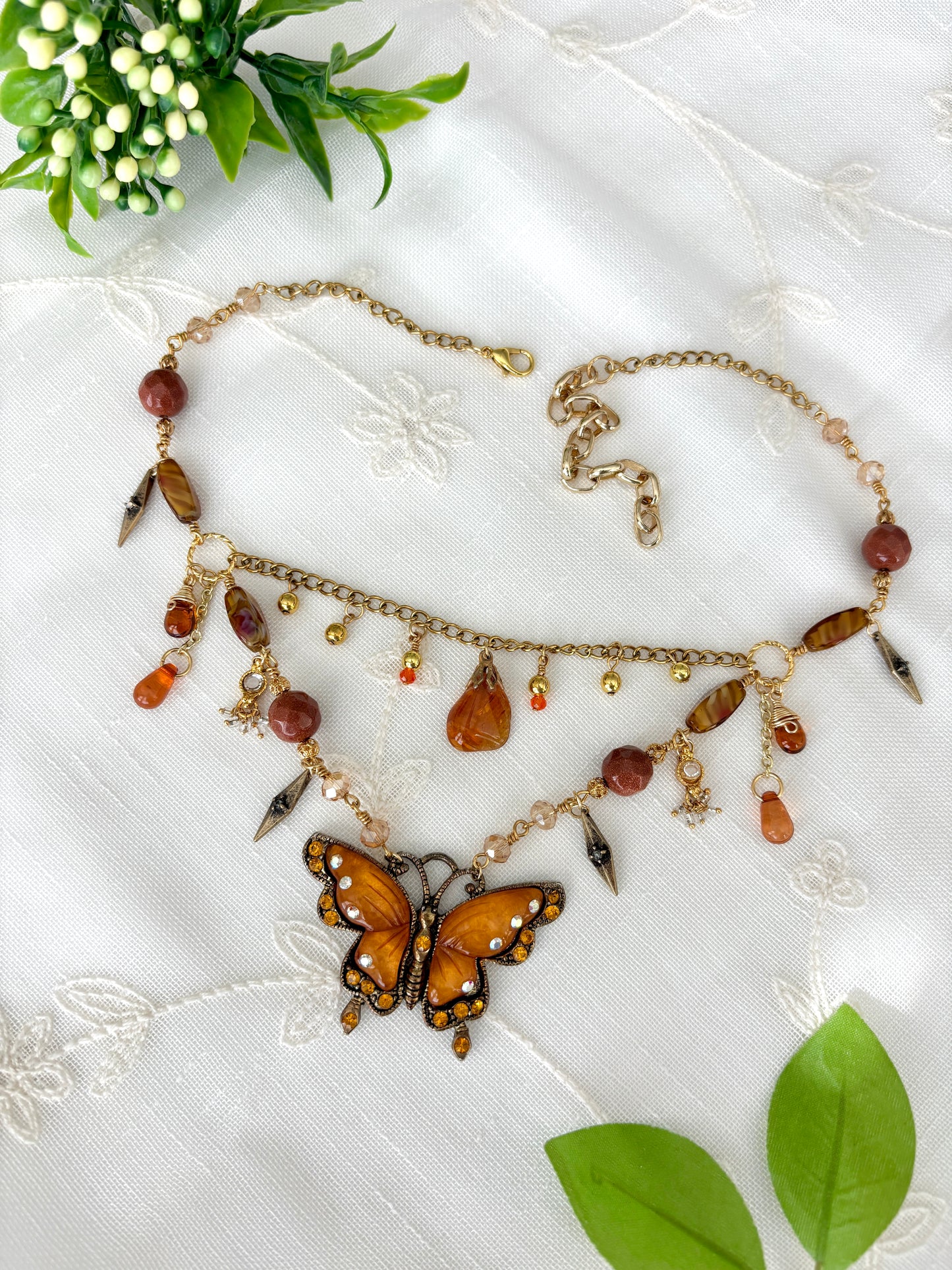 Monarch Butterfly Necklace