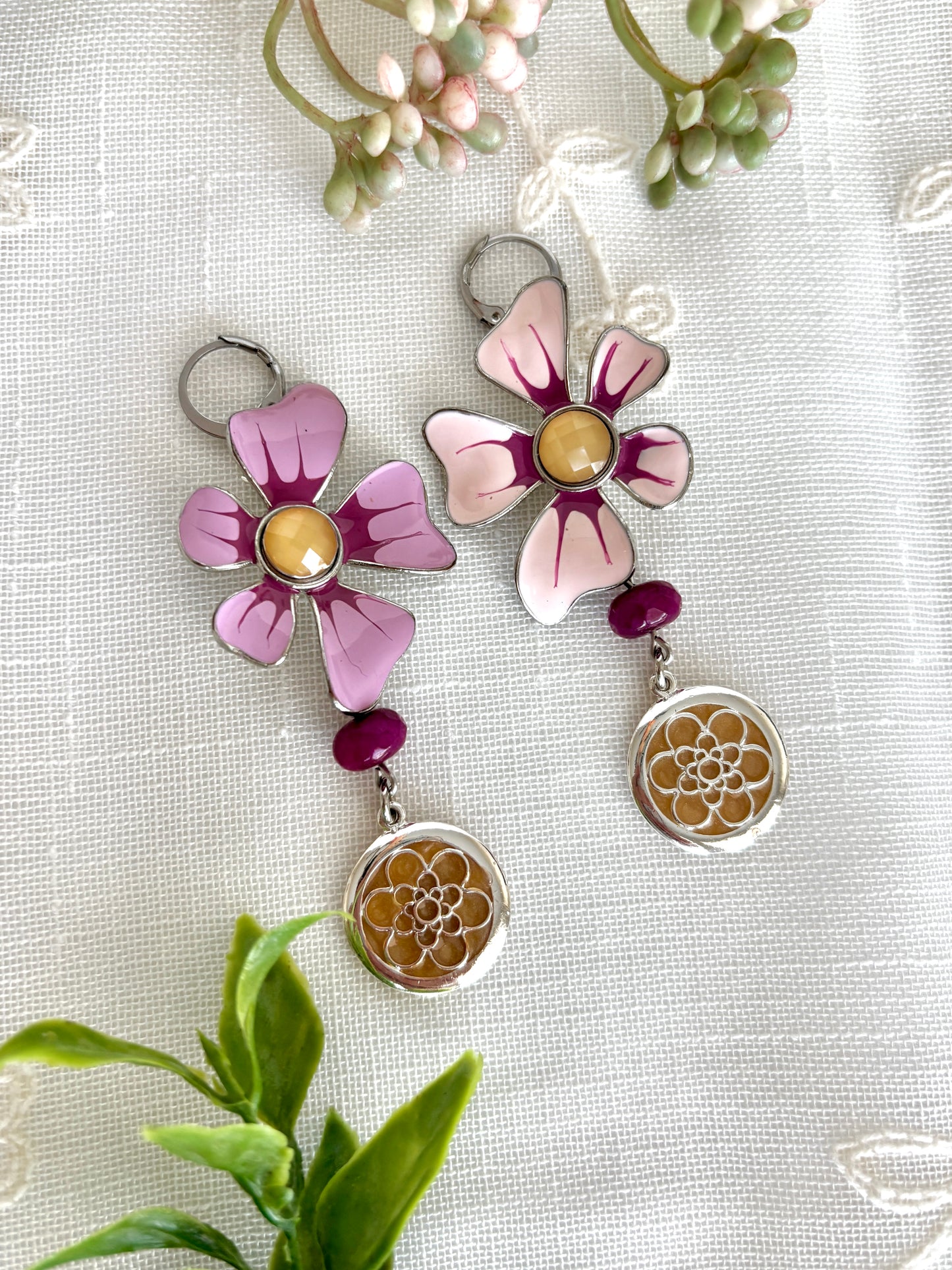 "Flora-Donna Girl" Earrings