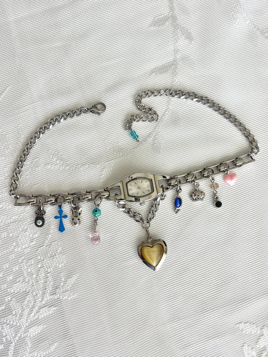 “Ms. Misc” Watch Necklace