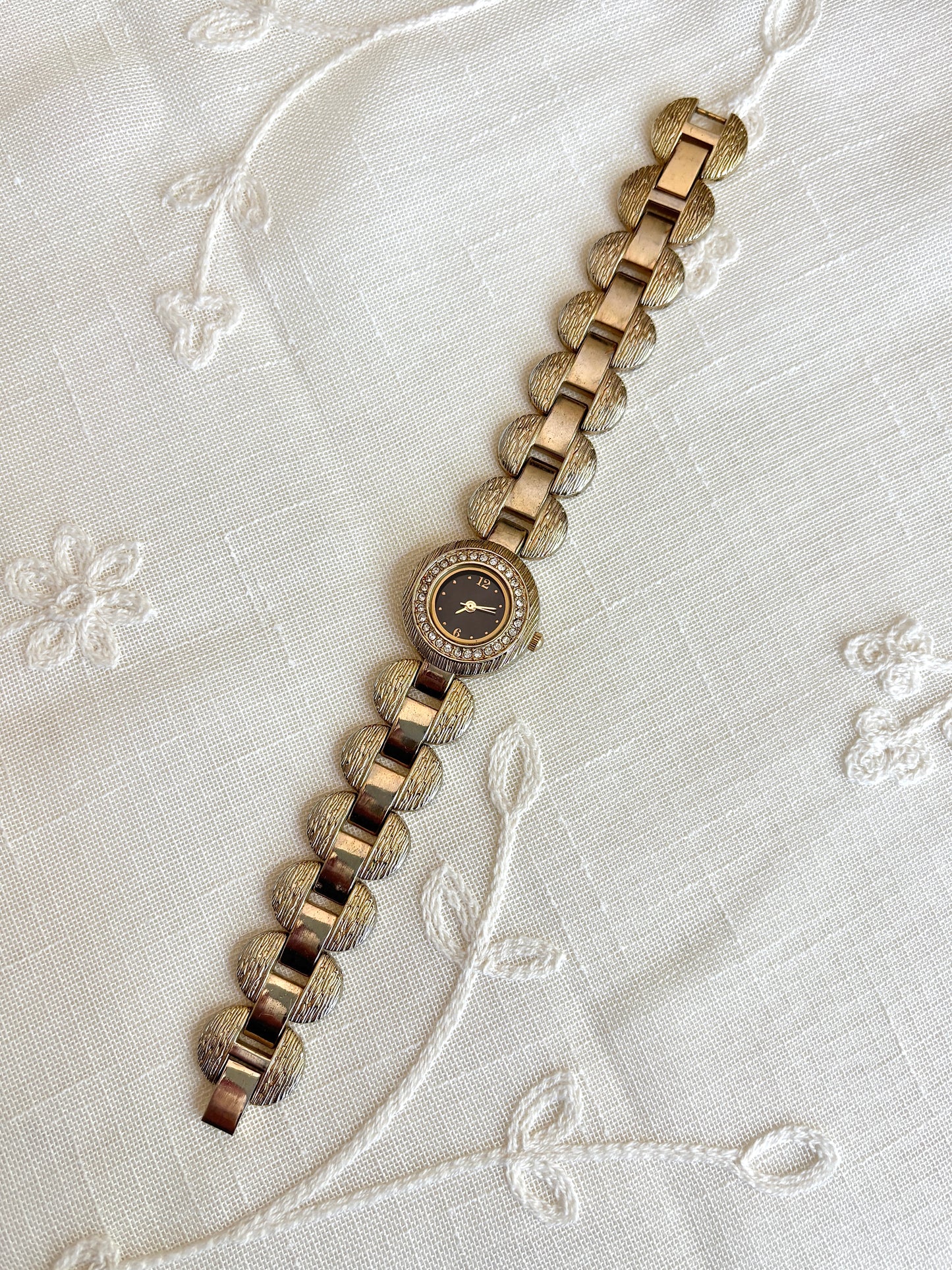 Allude Gold Tone Watch Bracelet