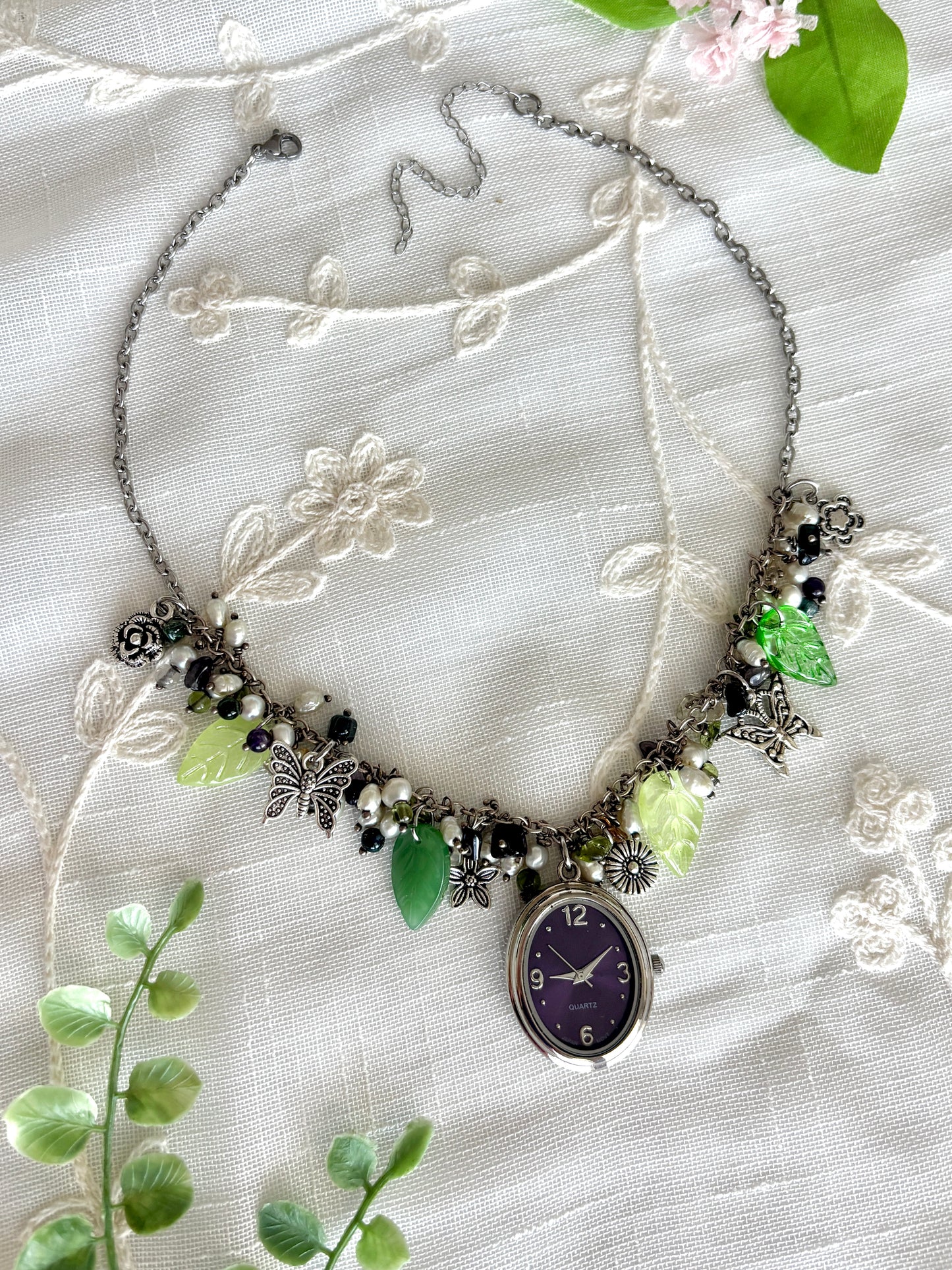 "I'm Doin' Grape" Watch Necklace