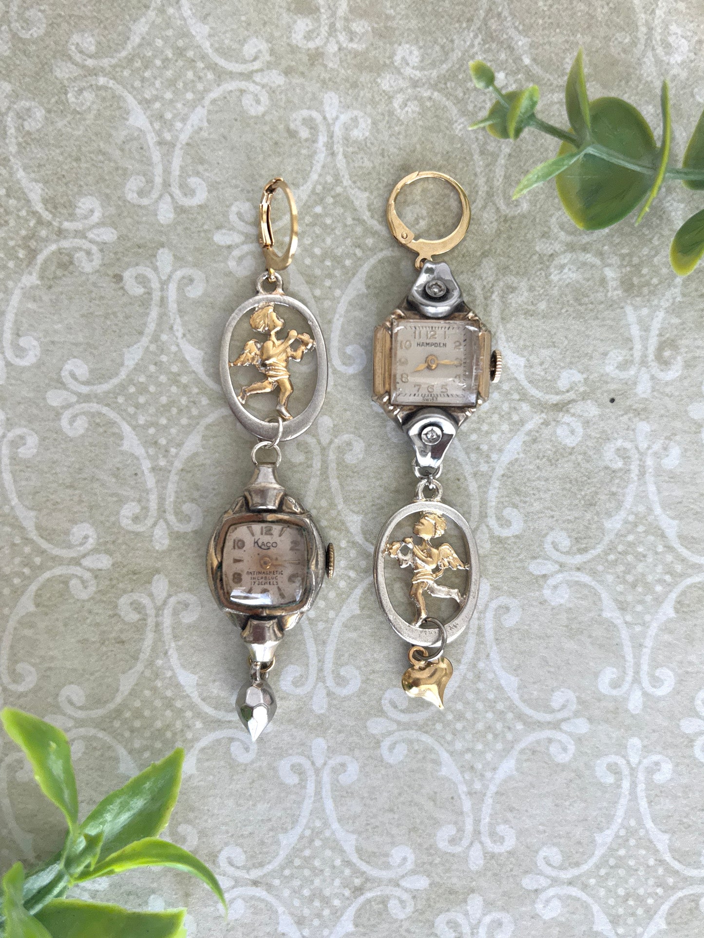 "Rhythmic Blessings" Watch Earrings