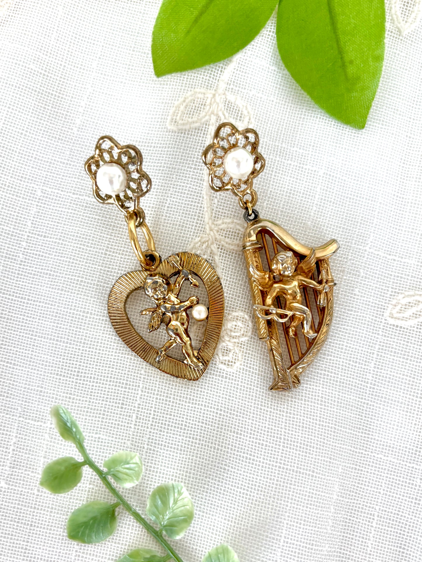 "Cupid's Caress" Earrings