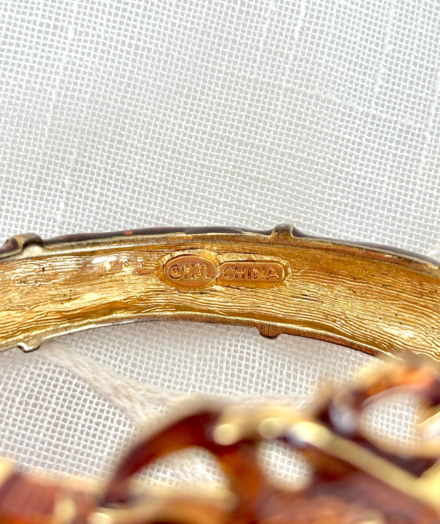 KJL Lions Head Clamper Bracelet Cuff by Kenneth Jay Lane