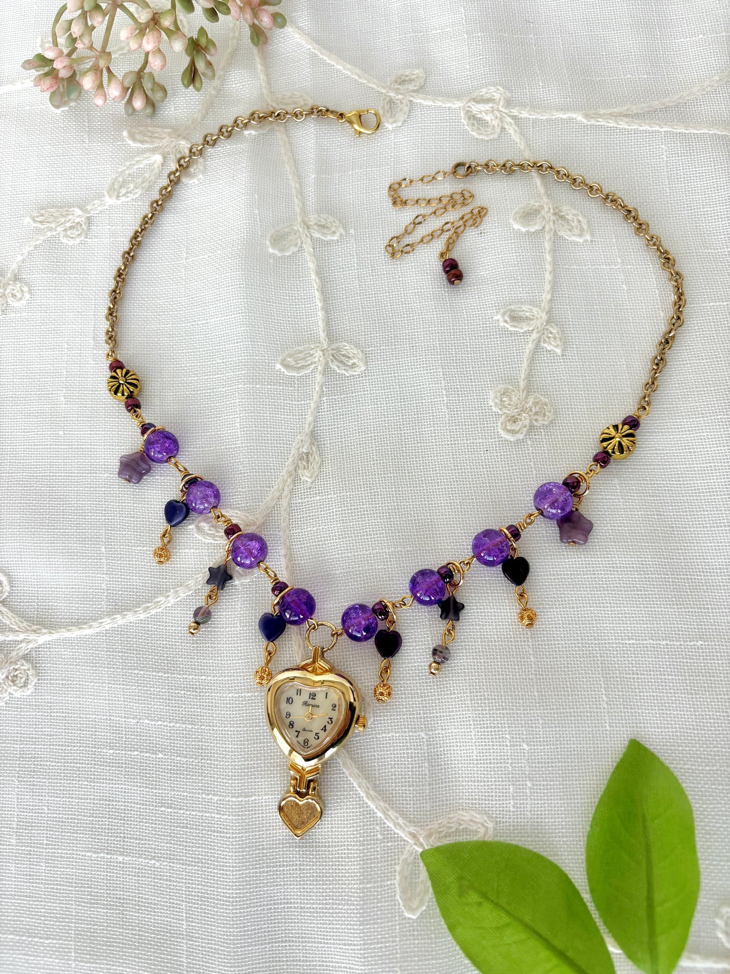 "Royal Cosmos" Watch Necklace