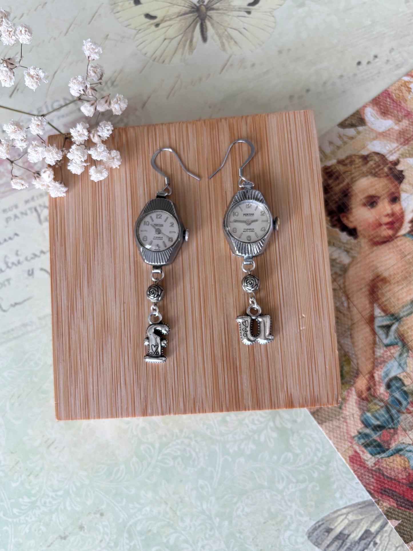 "Eff You" Watch Earrings