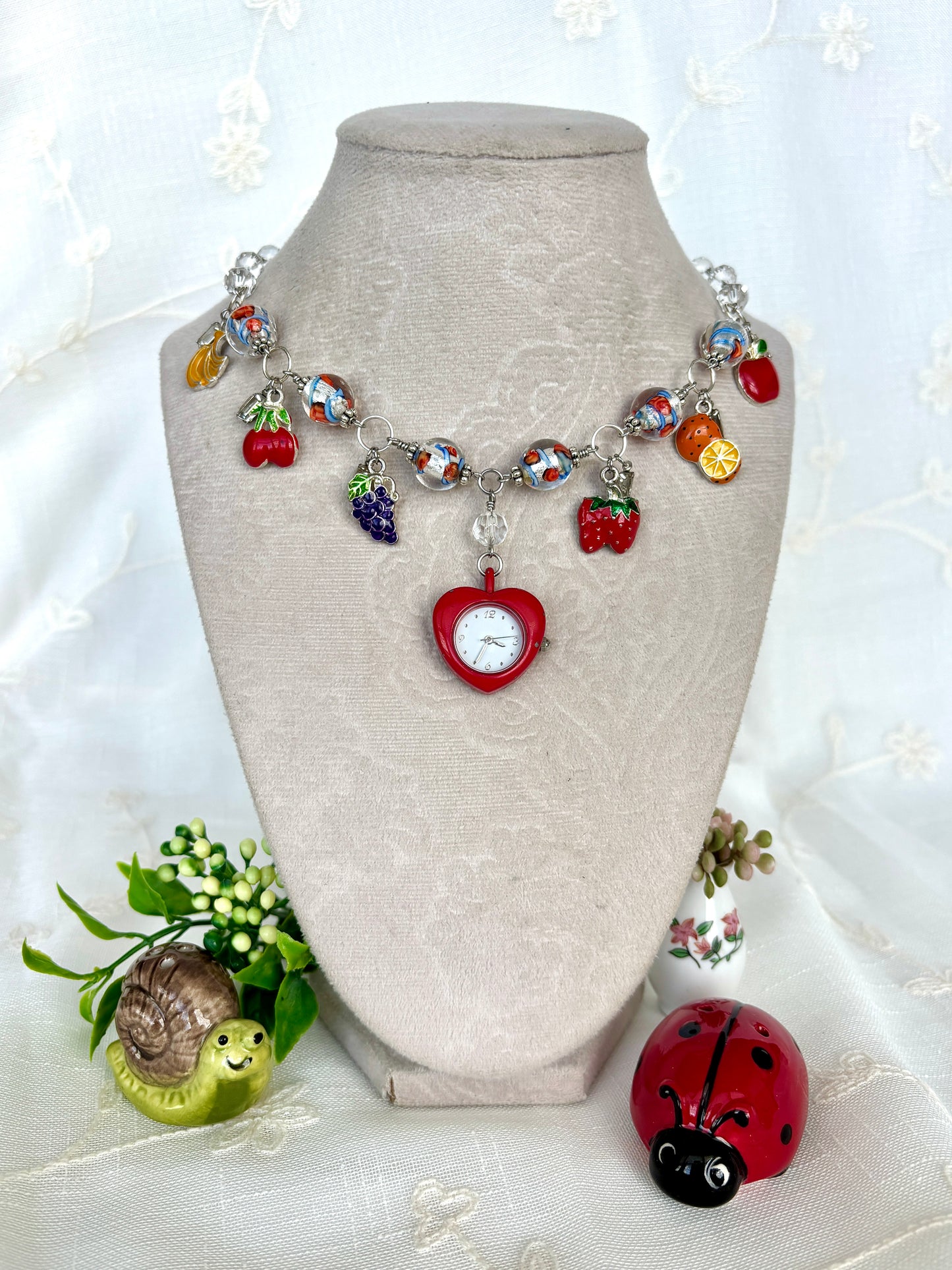 “Fruit Salad” Watch Necklace