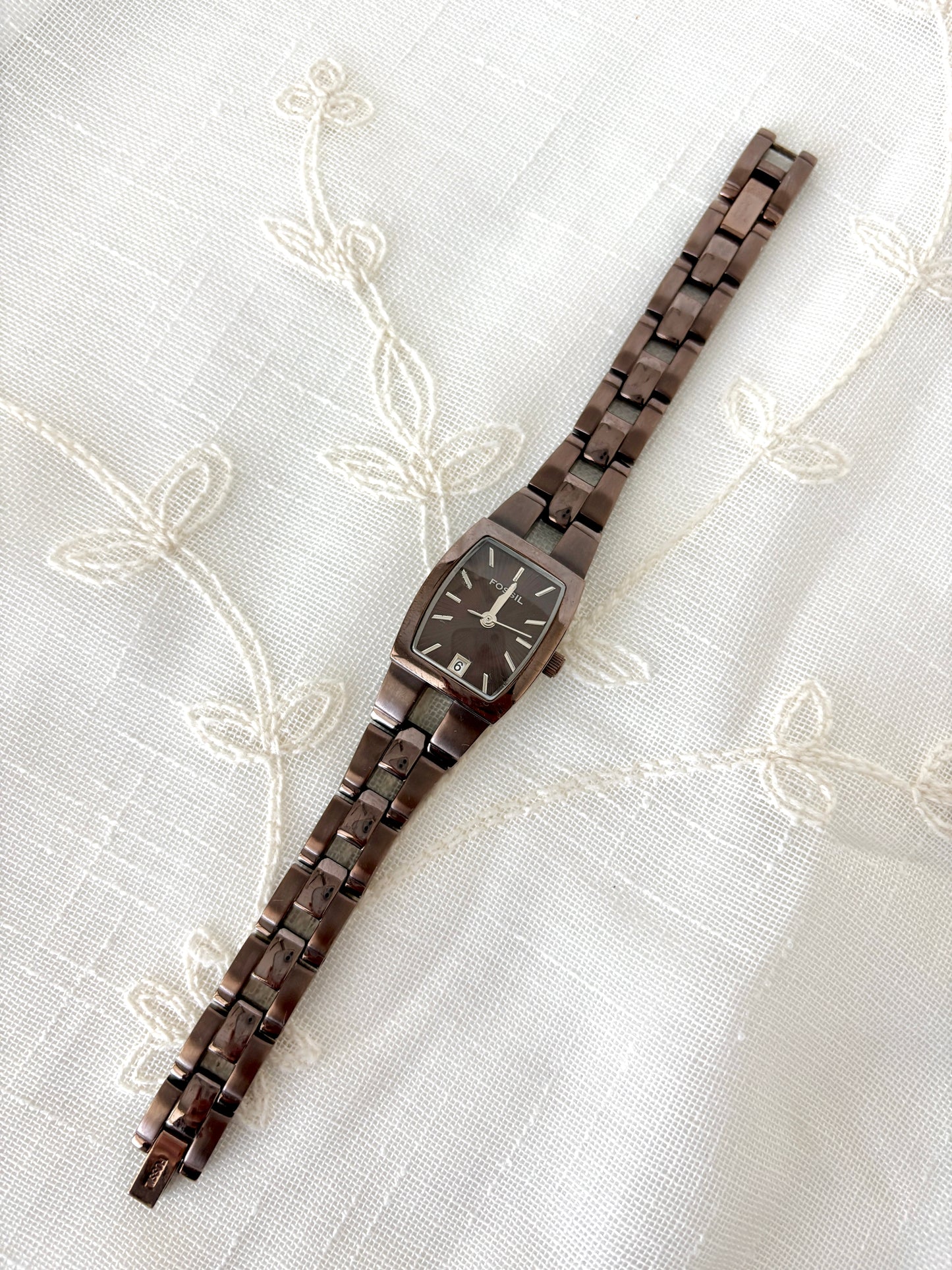 Fossil Brown Classic Link Watch