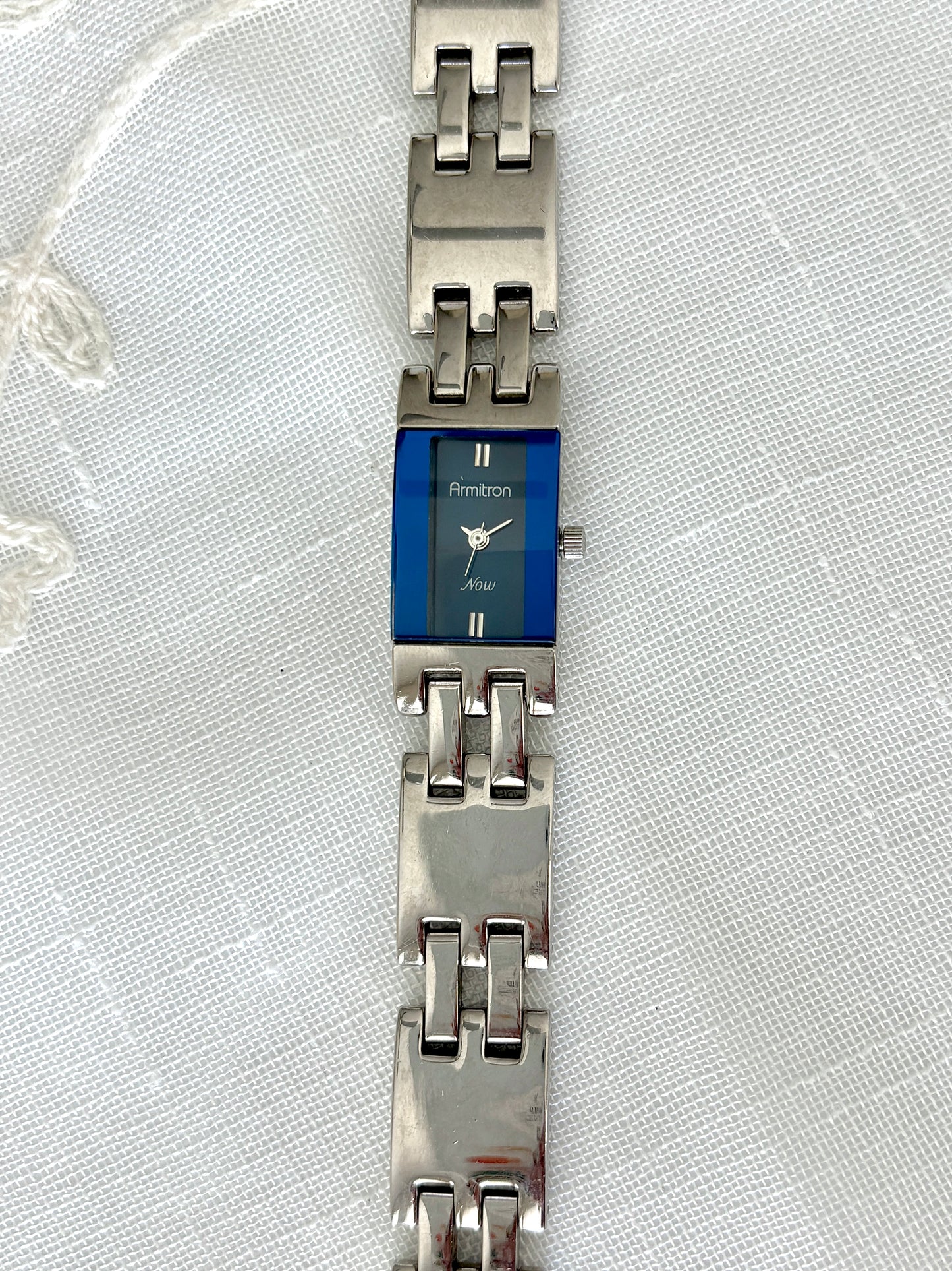 Armitron Now Blue Face Industrial Style Watch