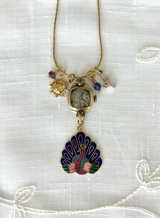 Gold Imperial - Watch Charm Necklace