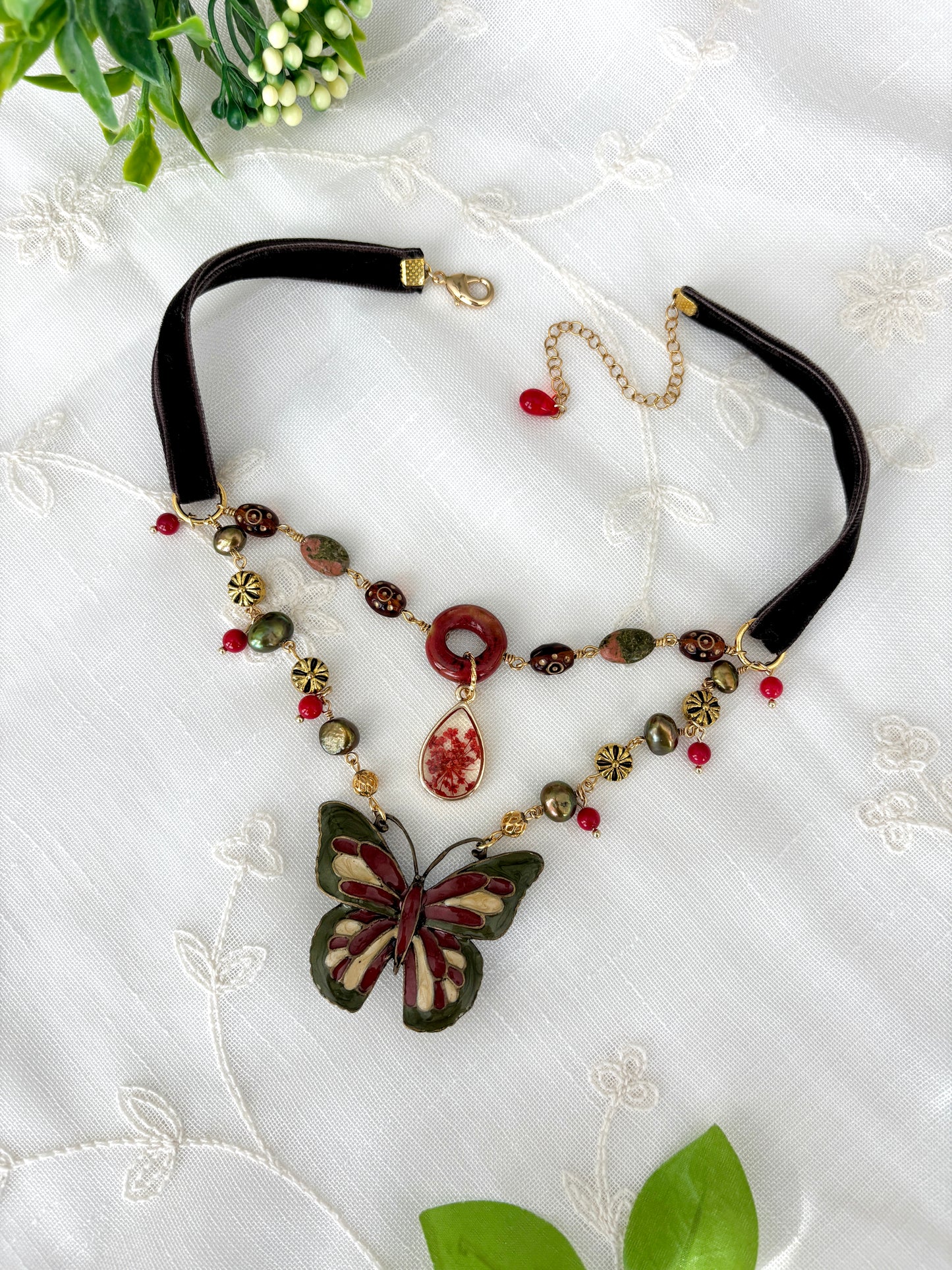 Asterope Butterfly Necklace