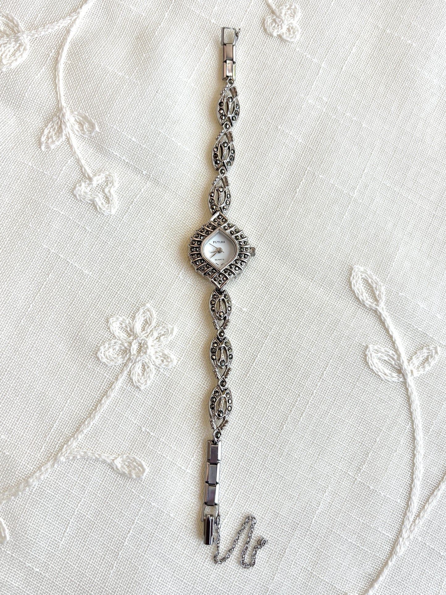 Futura Marcasite Art Deco Style Watch
