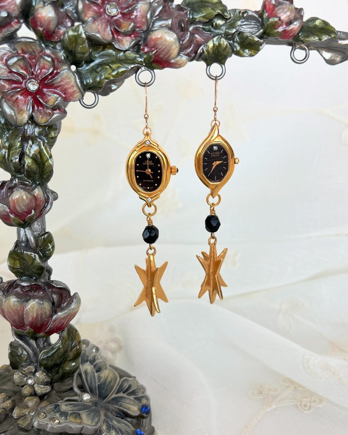 "Star-ting Over" Watch Earrings