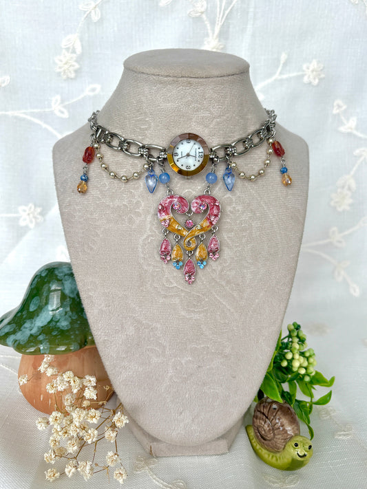 “Primary Love” Watch Necklace