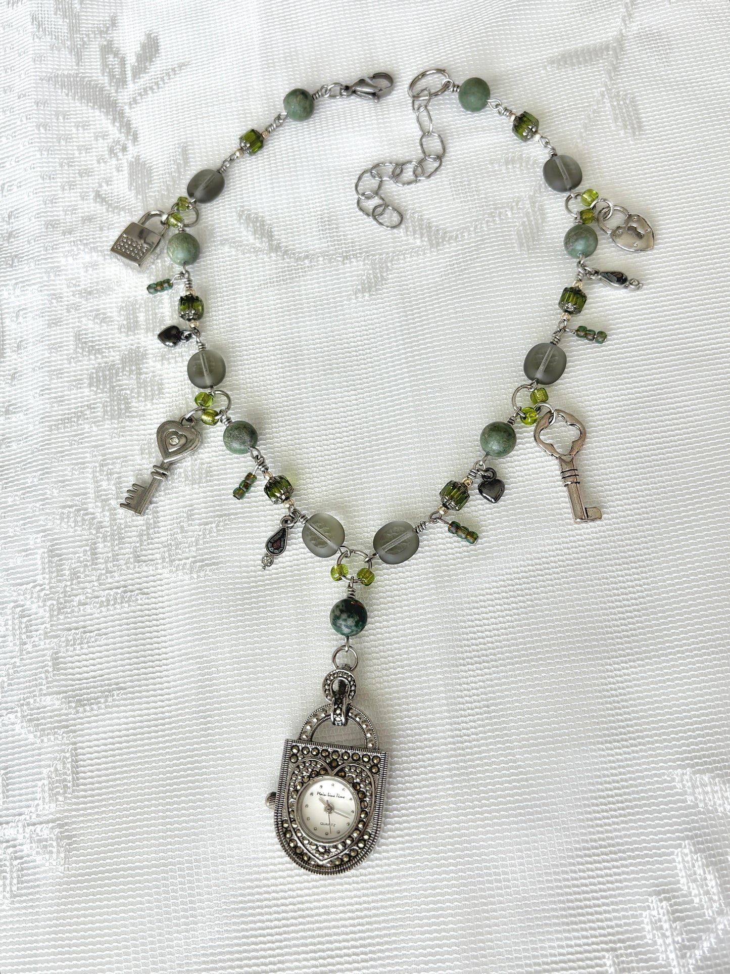“On Lock” Watch Necklace