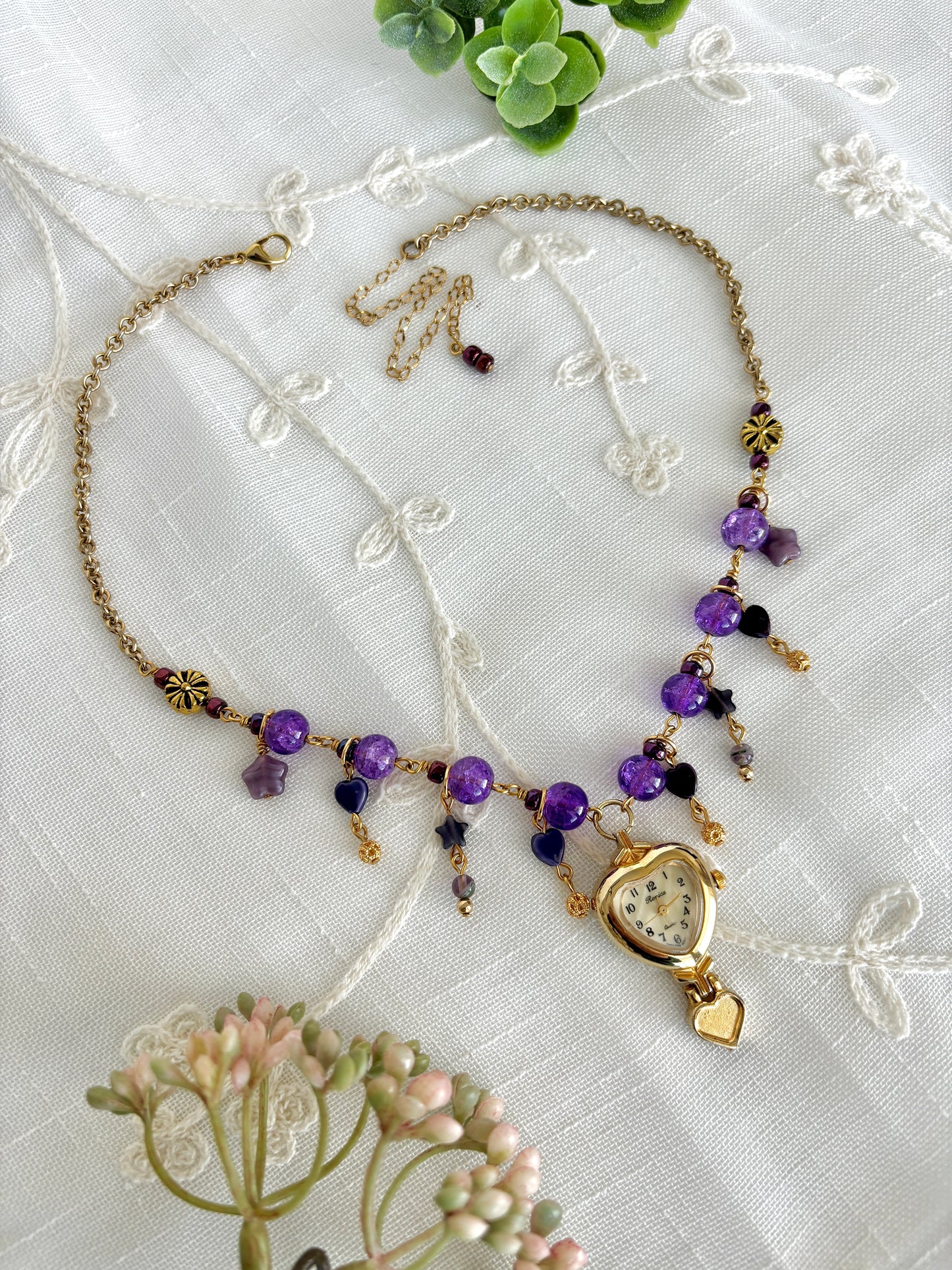 "Royal Cosmos" Watch Necklace