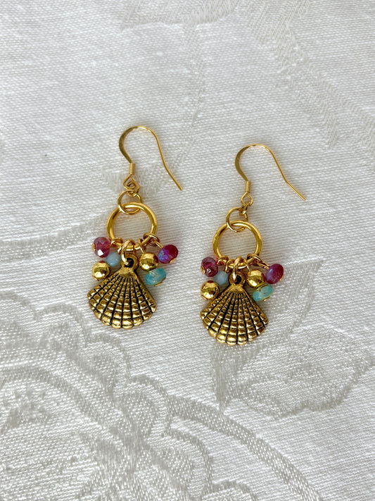 “Golden Clam" Earrings