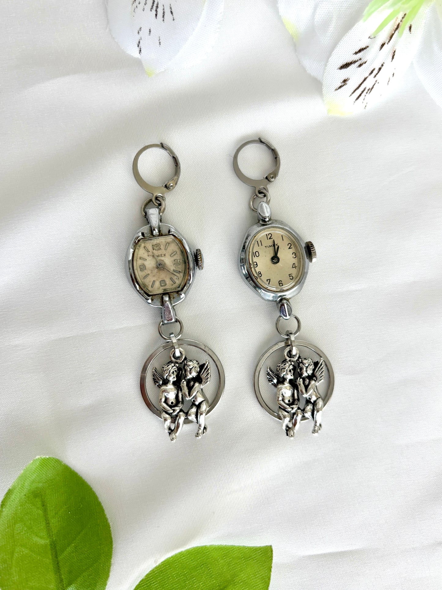 "Between Us" Watch Earrings