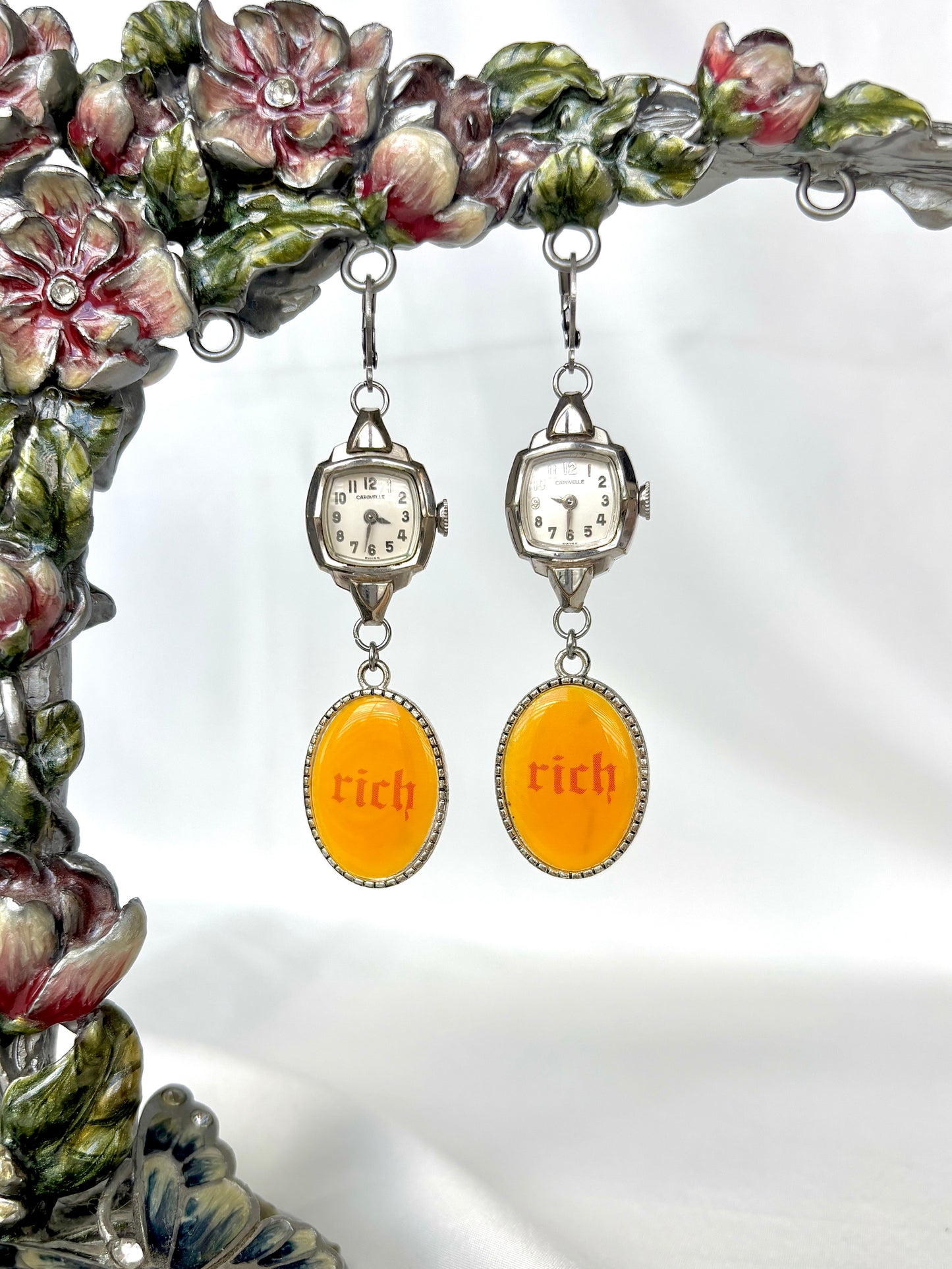 “That’s Rich” Watch Earrings