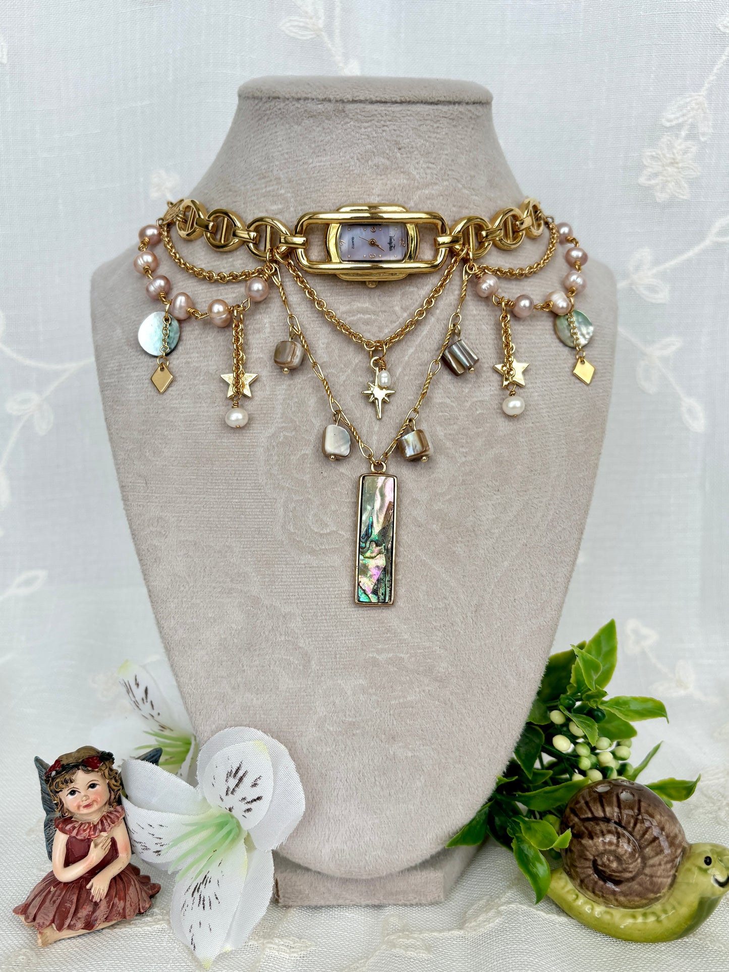 “Galax-Sea” Watch Necklace