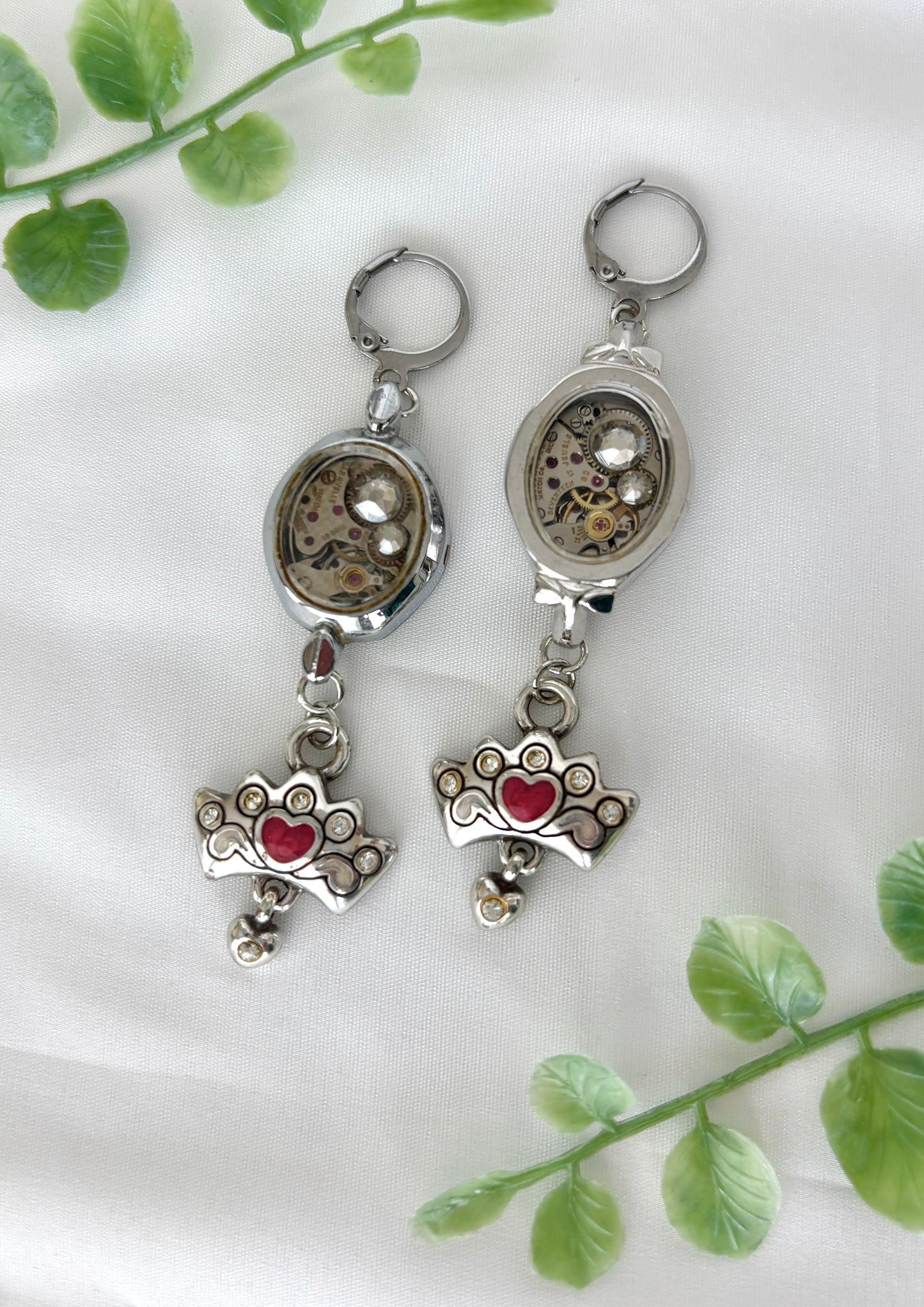 "Princess Perona" Watch Earrings