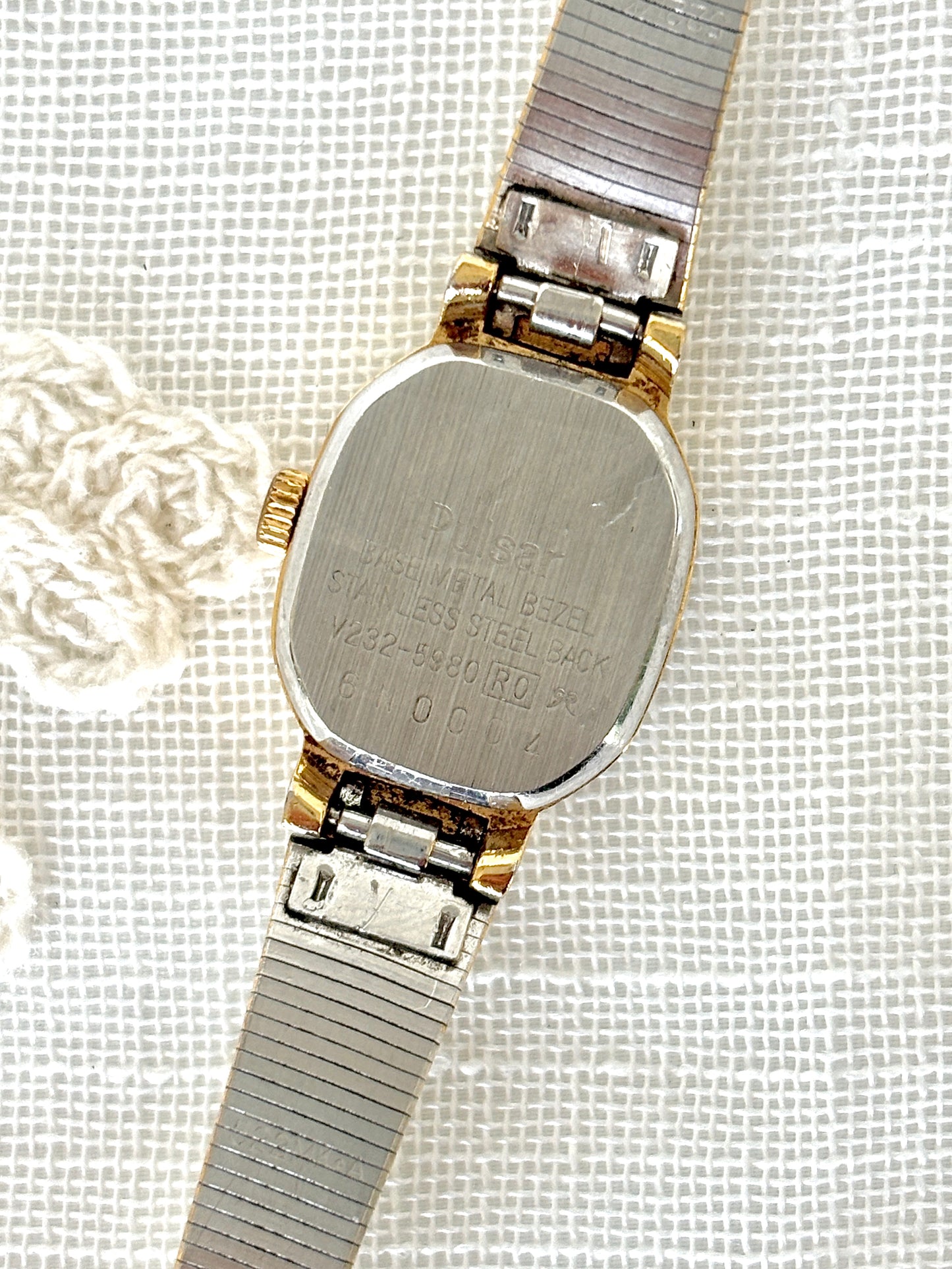 Pulsar Two Tone Sleek Band Quartz Watch