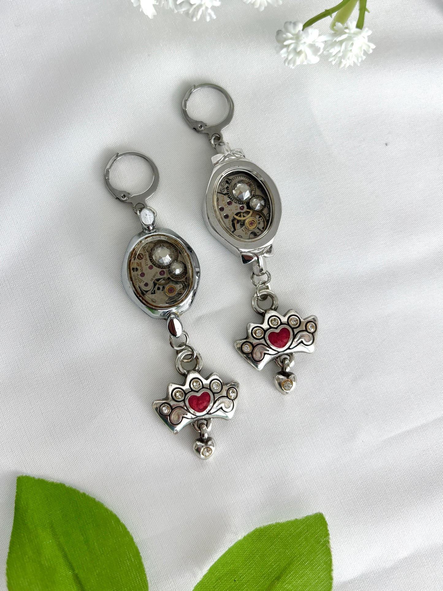 "Princess Perona" Watch Earrings