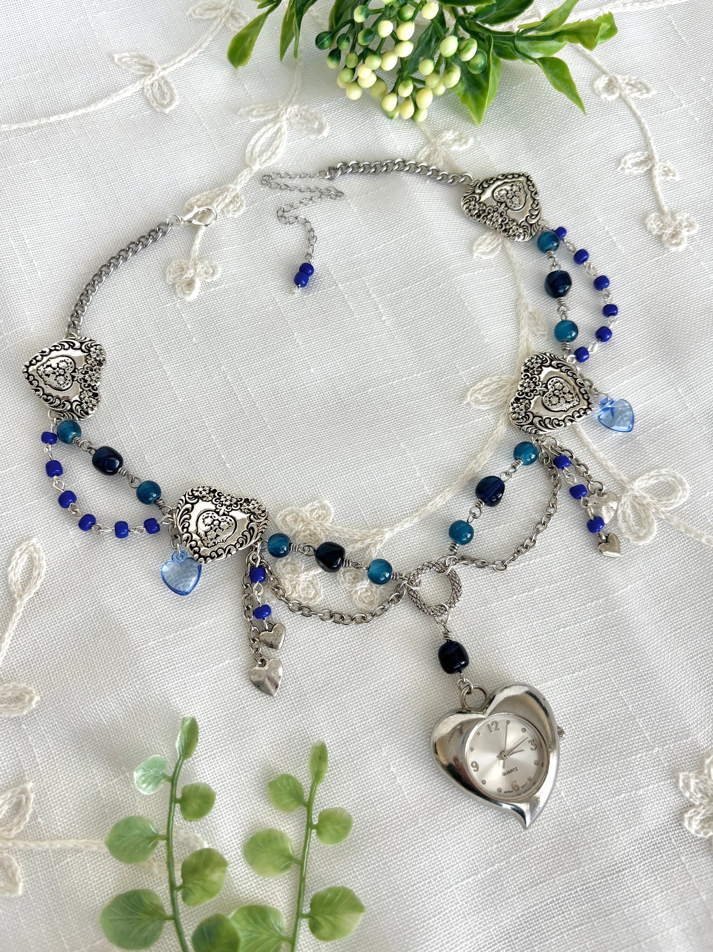 "I Can Azure You" Watch Necklace