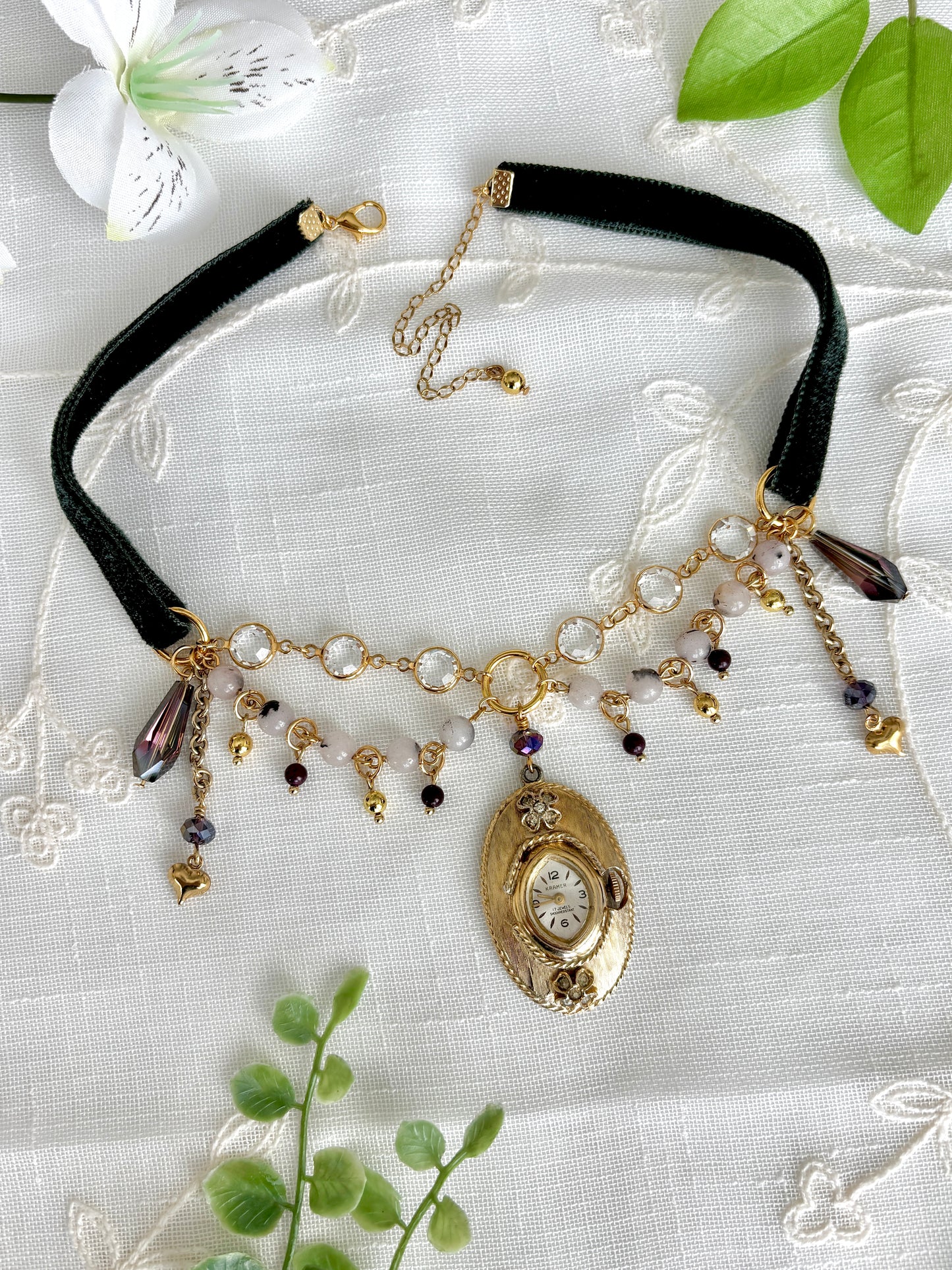 "Just Lilac Me" Watch Necklace