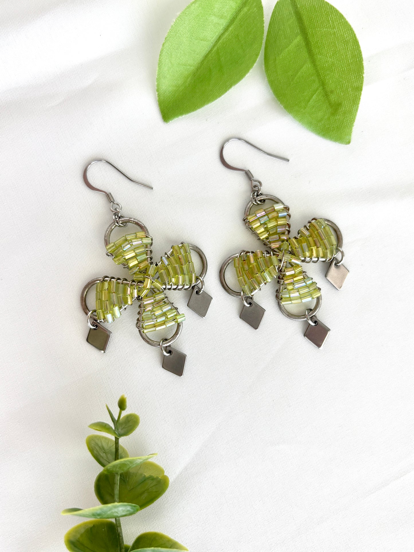 “Clover Field” Earrings