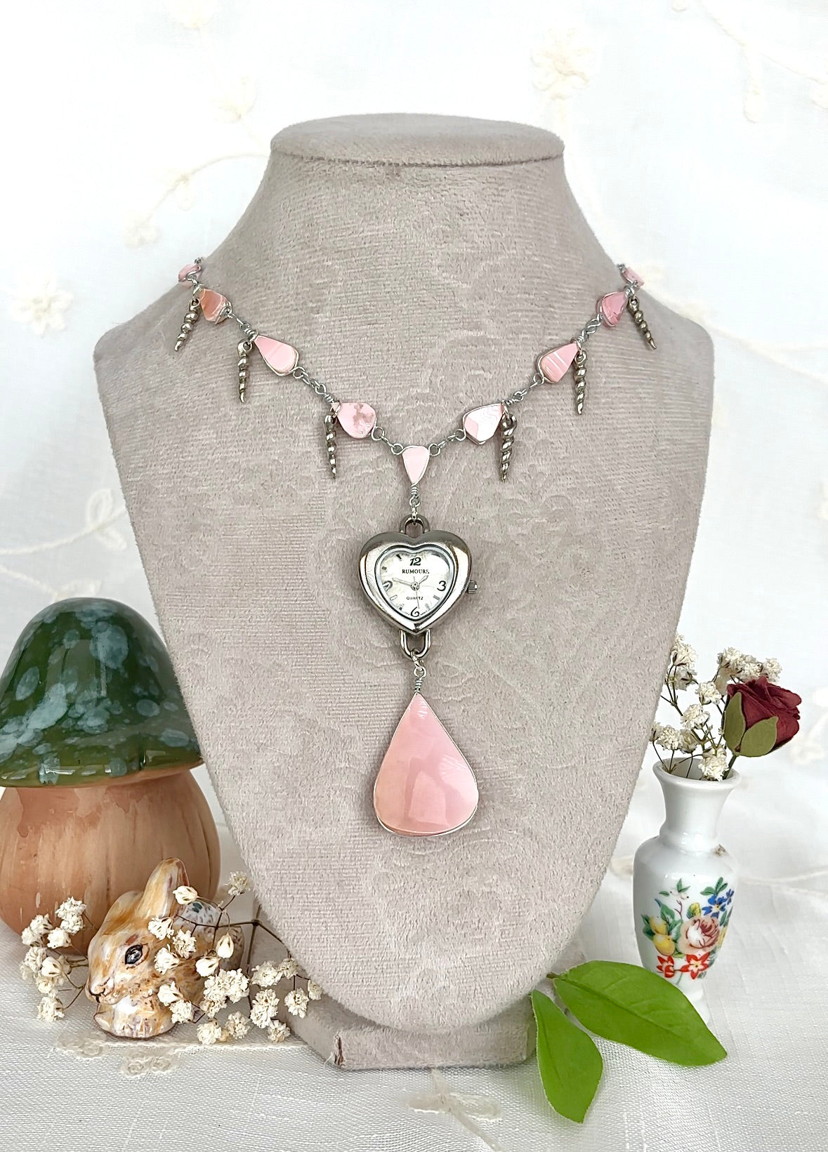 "Shellebration" Watch Necklace