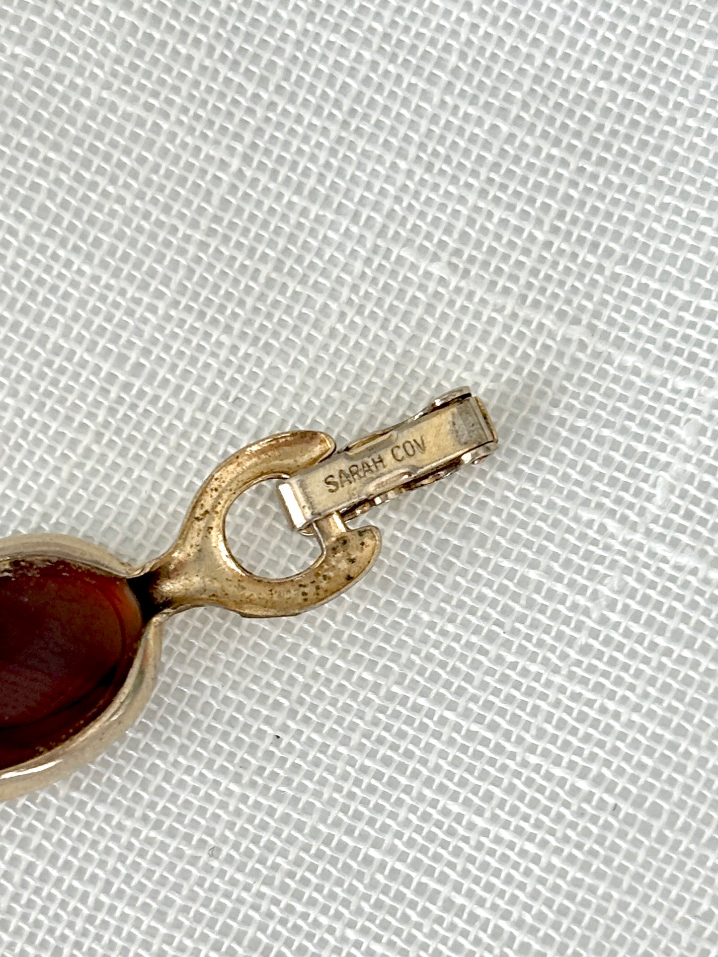 Vintage Sarah Coventry Brown Link Bracelet