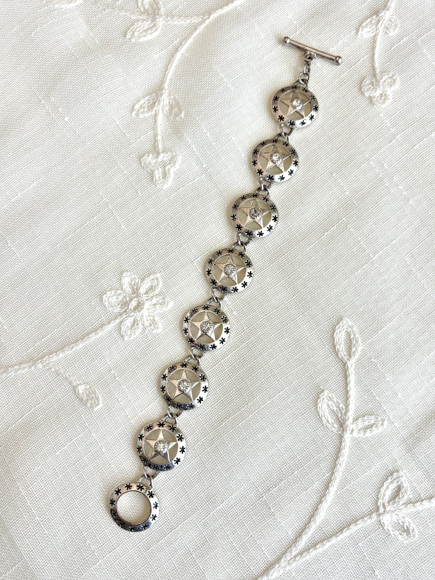 Rhinestone Star Bracelet