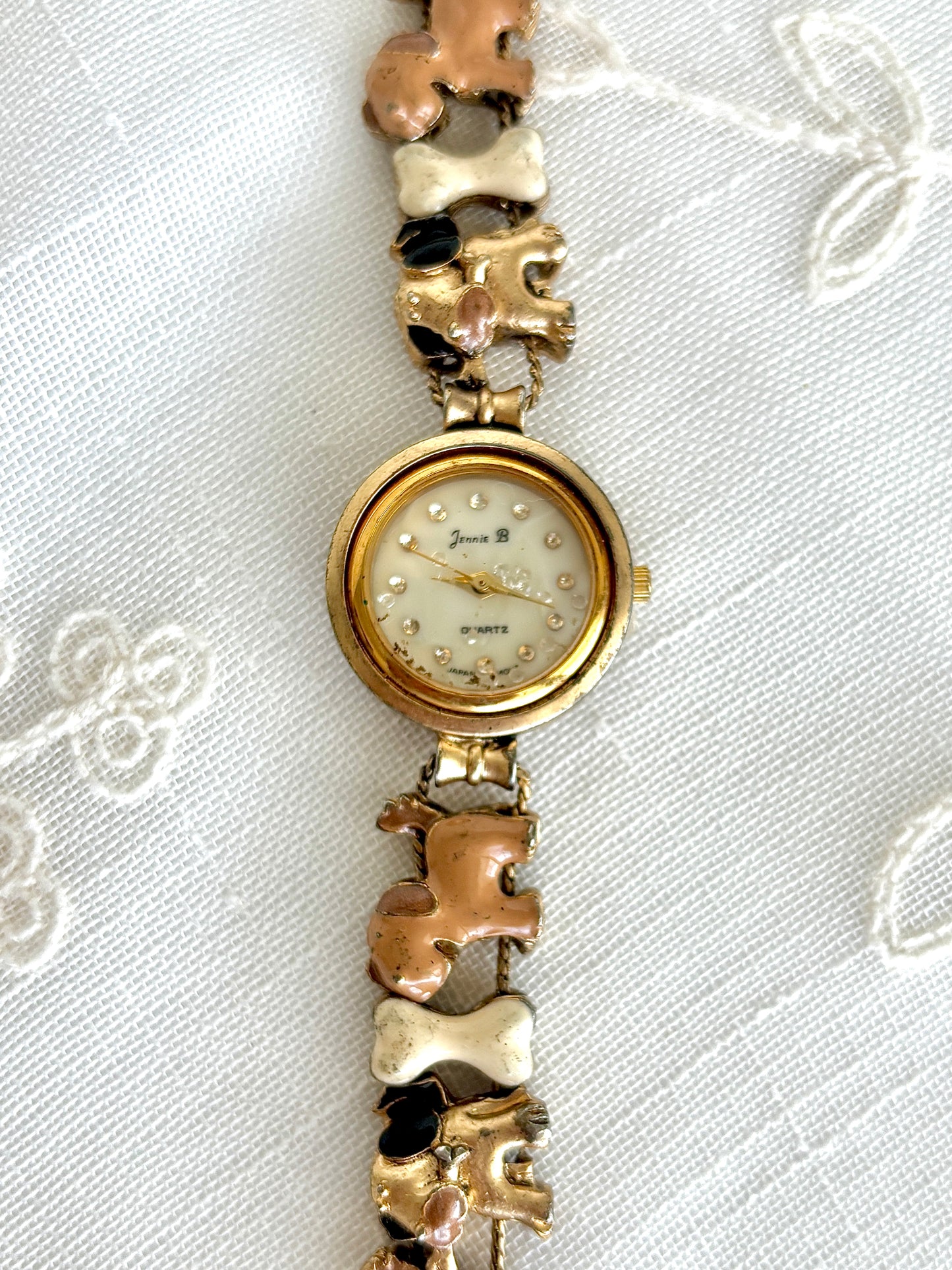 Jennie B Dogs & Bones Slider Charm Watch