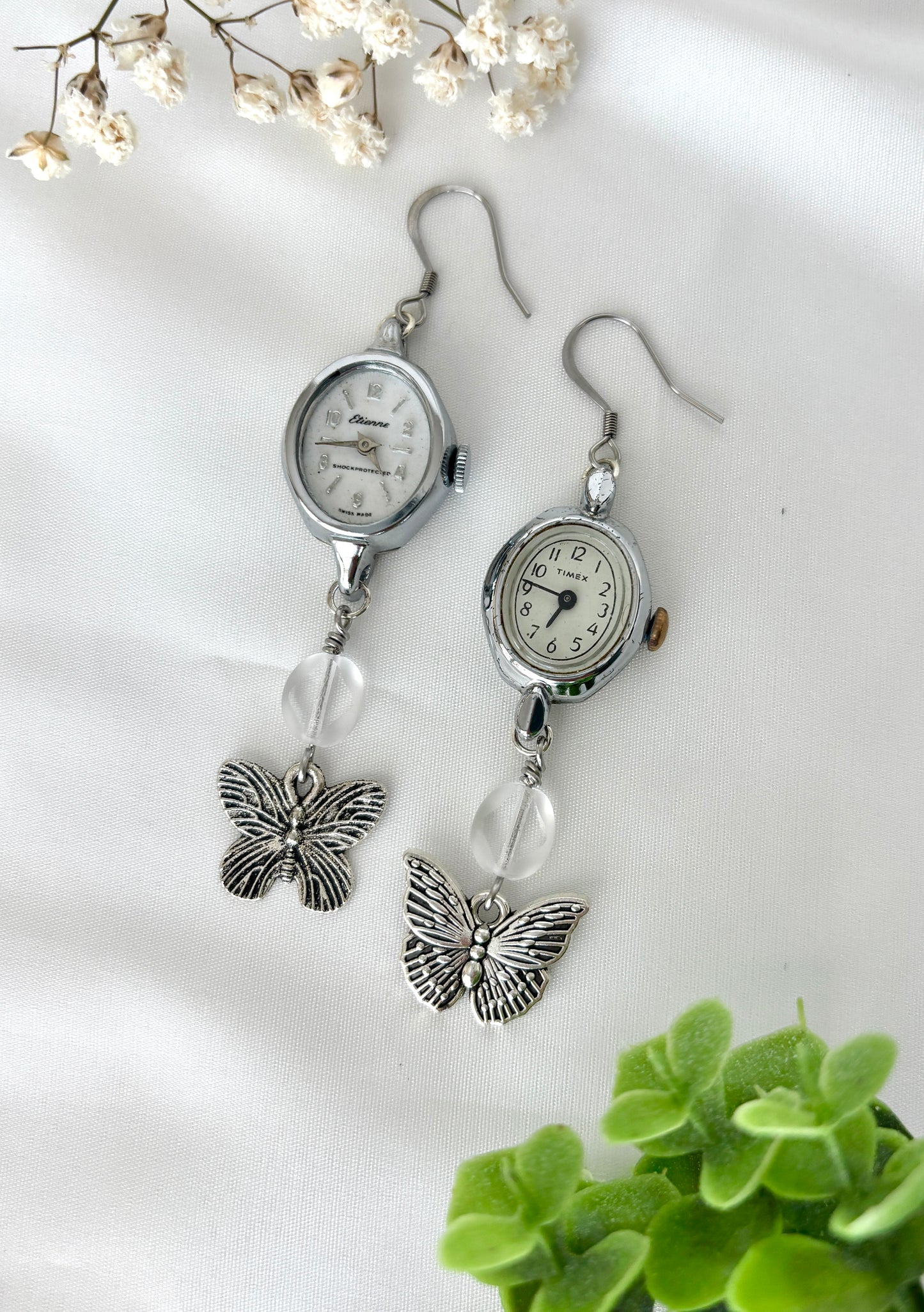"Are You Free?" Watch Earrings