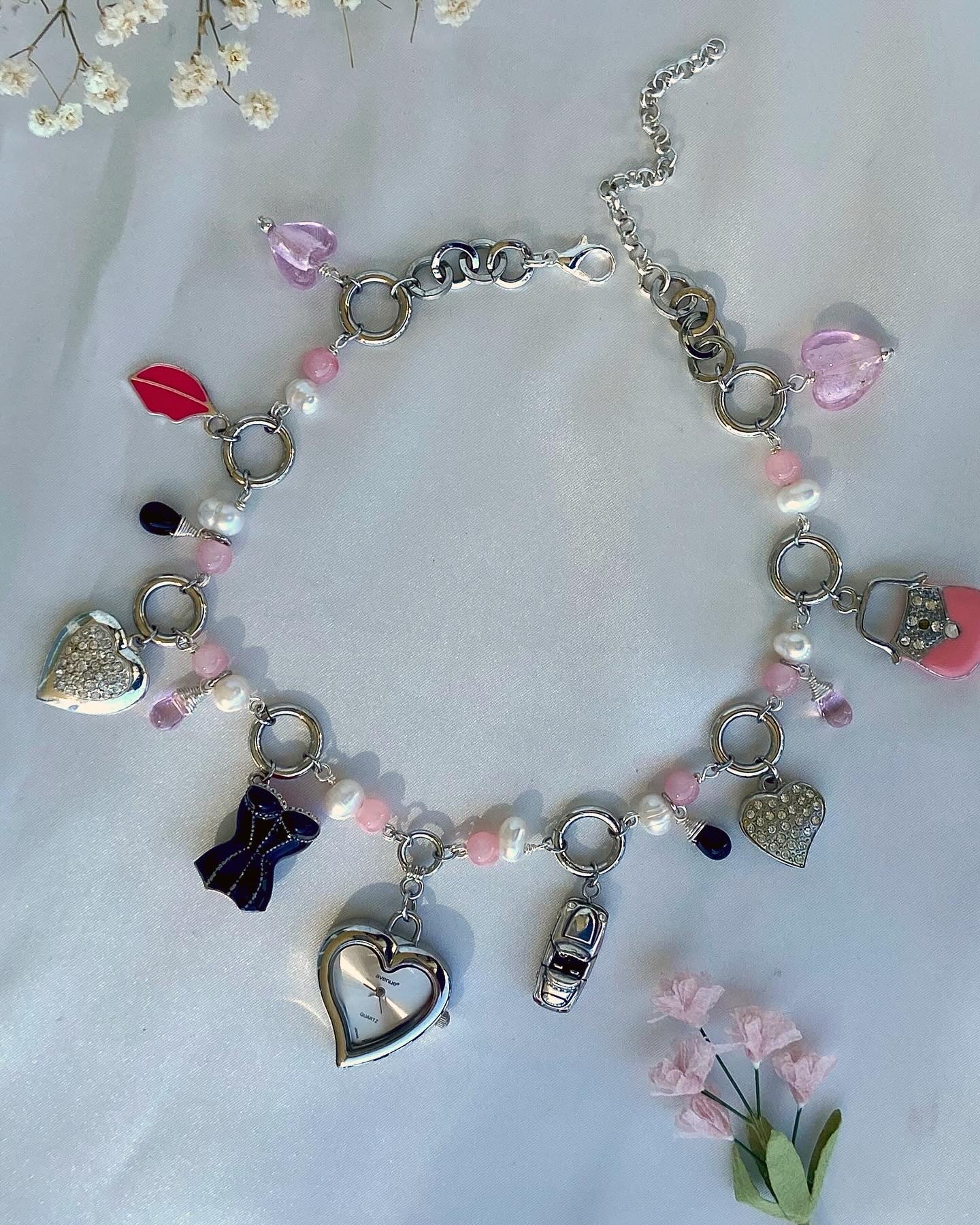 "Girl's Night Out" Watch Necklace
