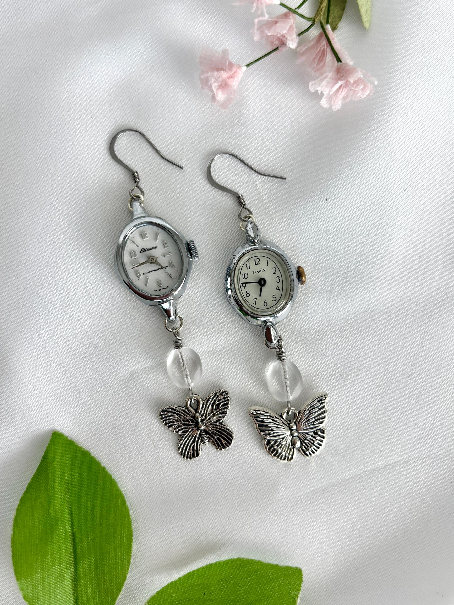 "Are You Free?" Watch Earrings