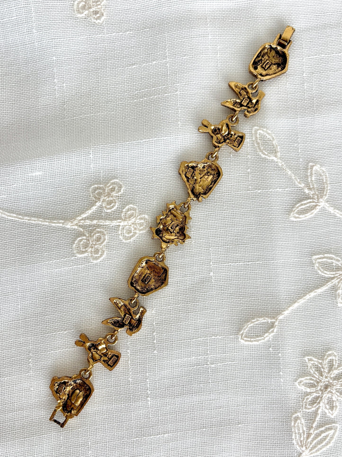 1995 Bergdorf Goodman Gold Magician Charm Bracelet
