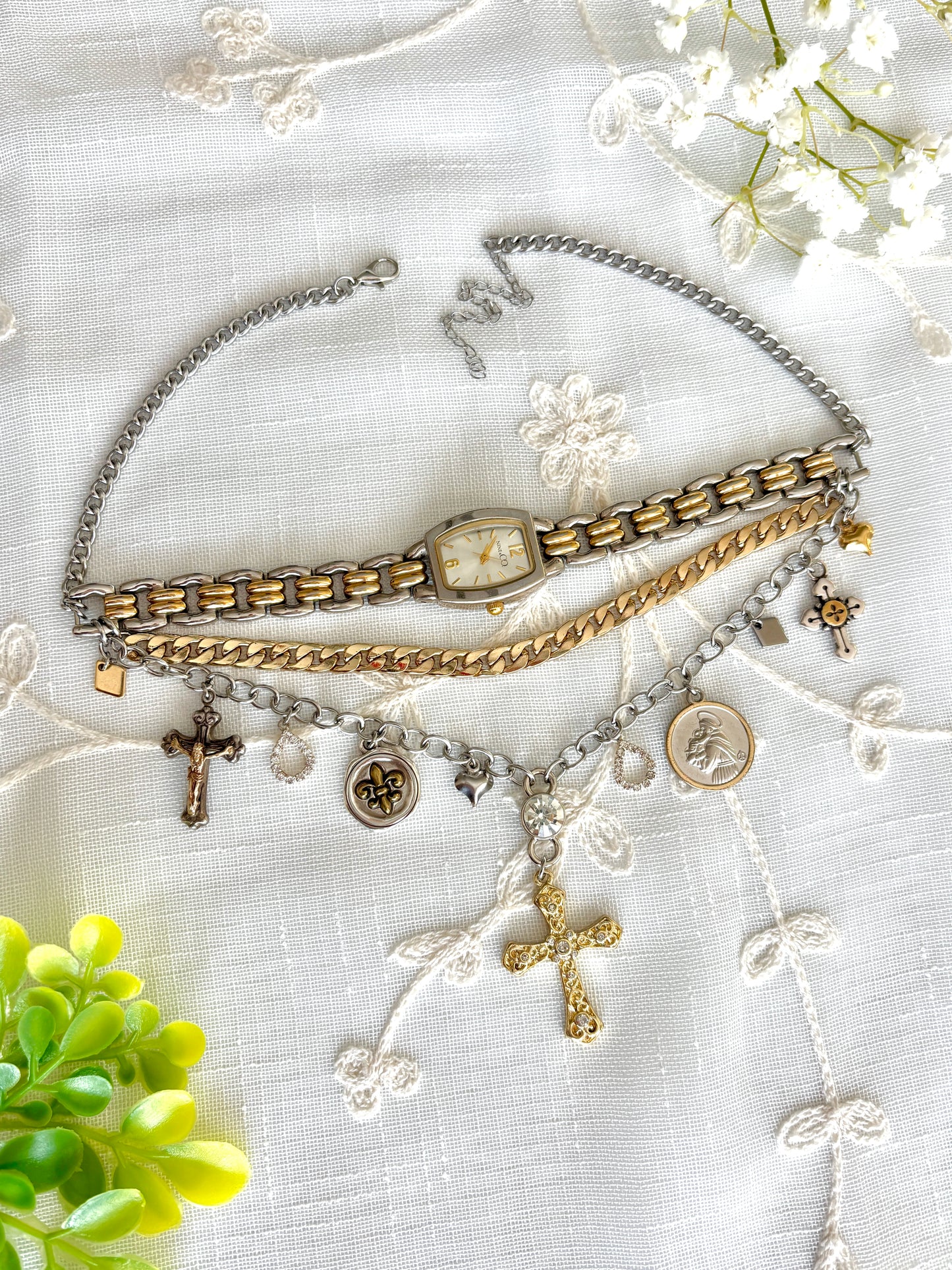 “Divine Divide” Watch Necklace
