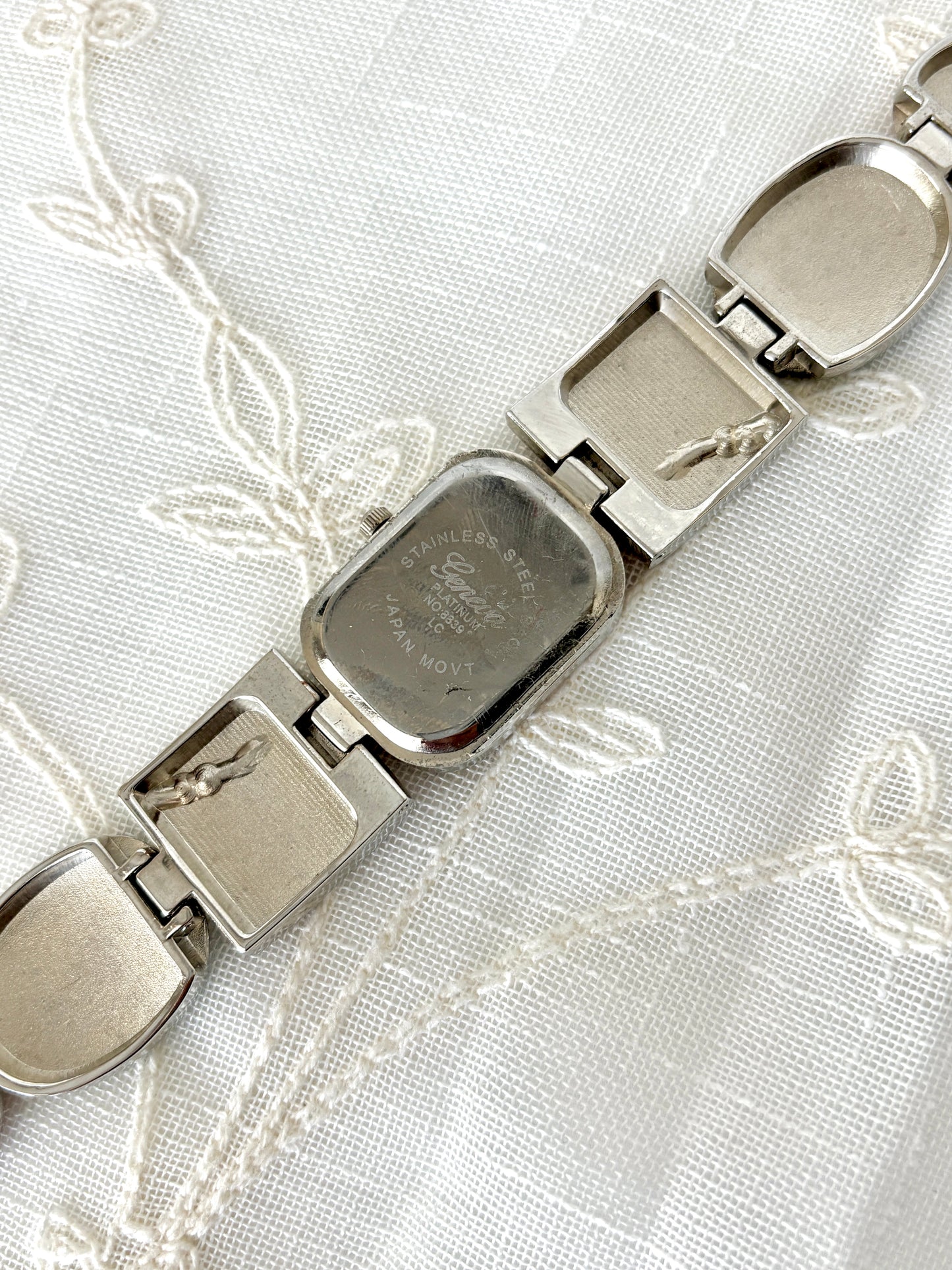 Geneva Colorful Enamel Platinum Watch