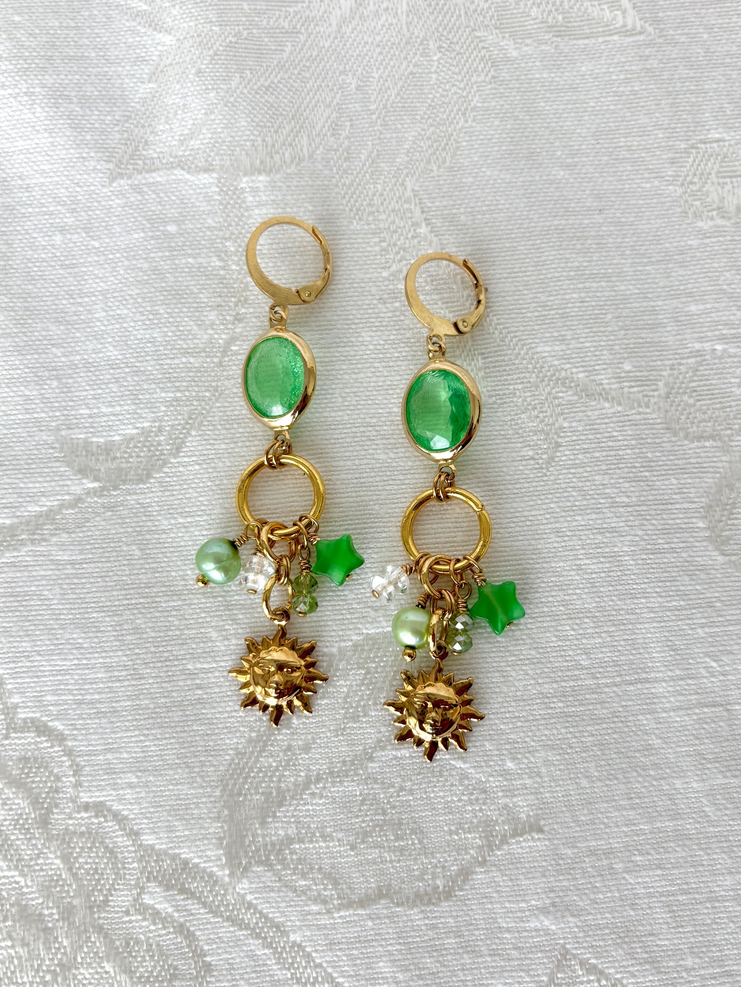 “Solar Sage” Earrings