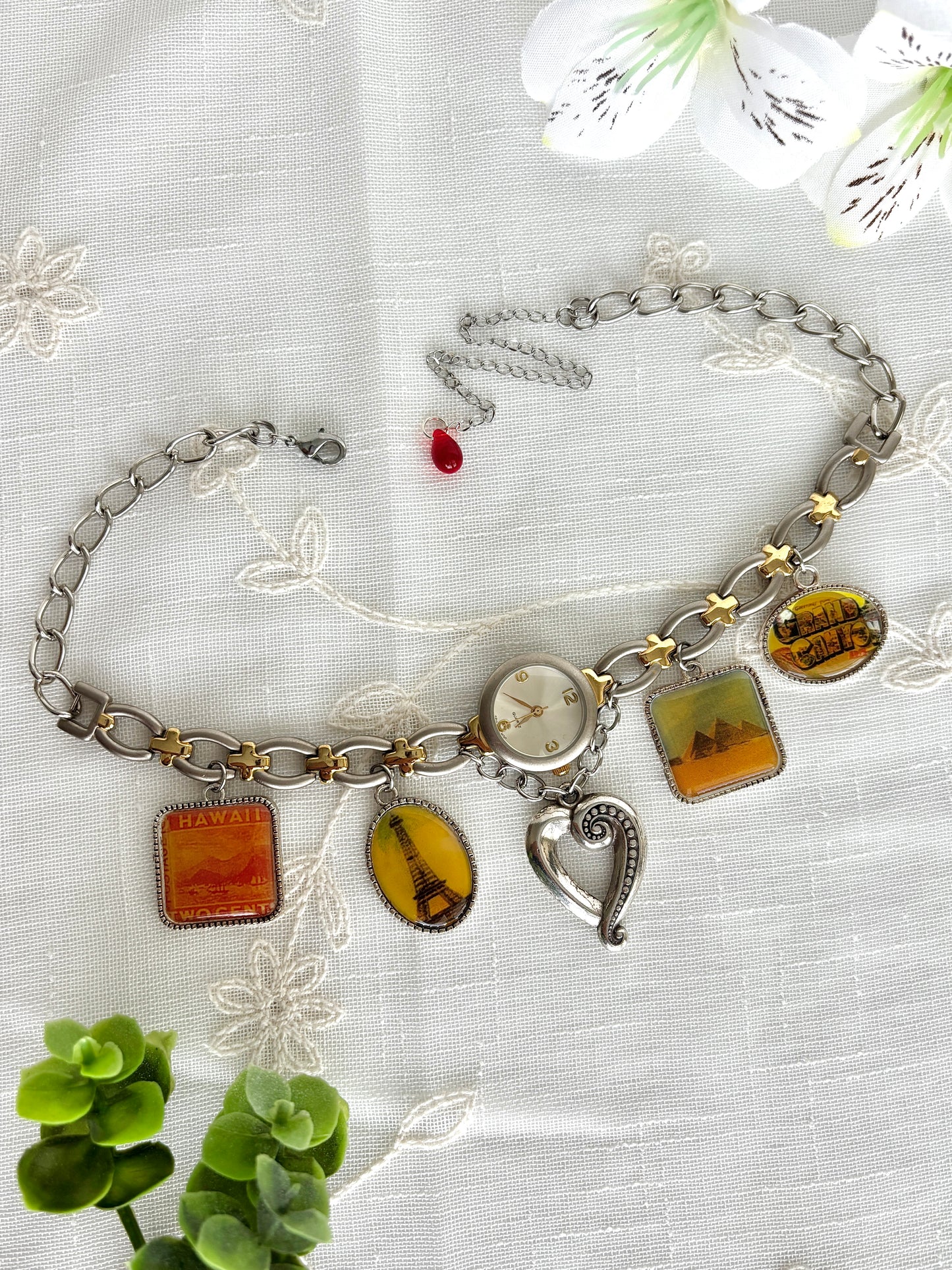 "Around Town" Watch Necklace
