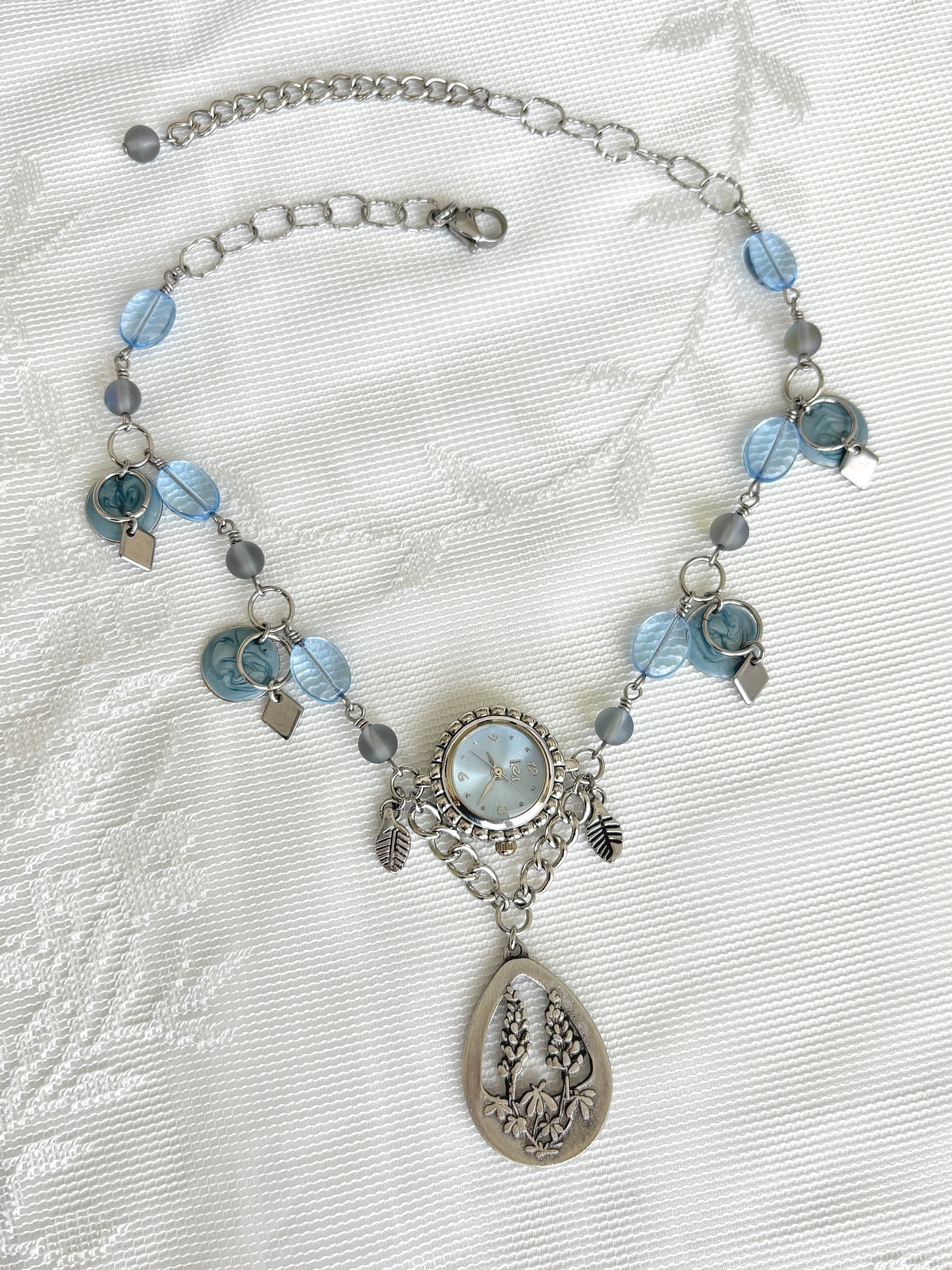 “Azure Yourself” Watch Necklace