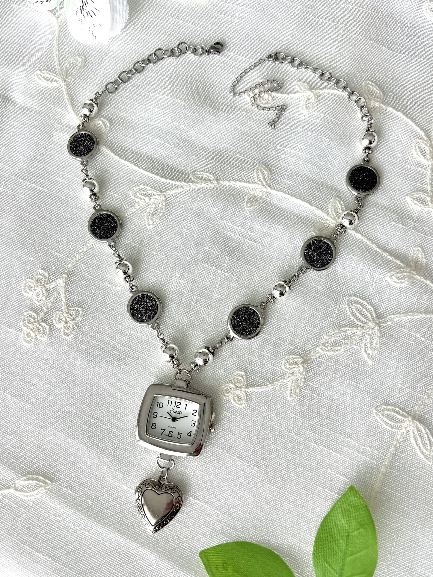 "Chrome Memories" Locket Necklace