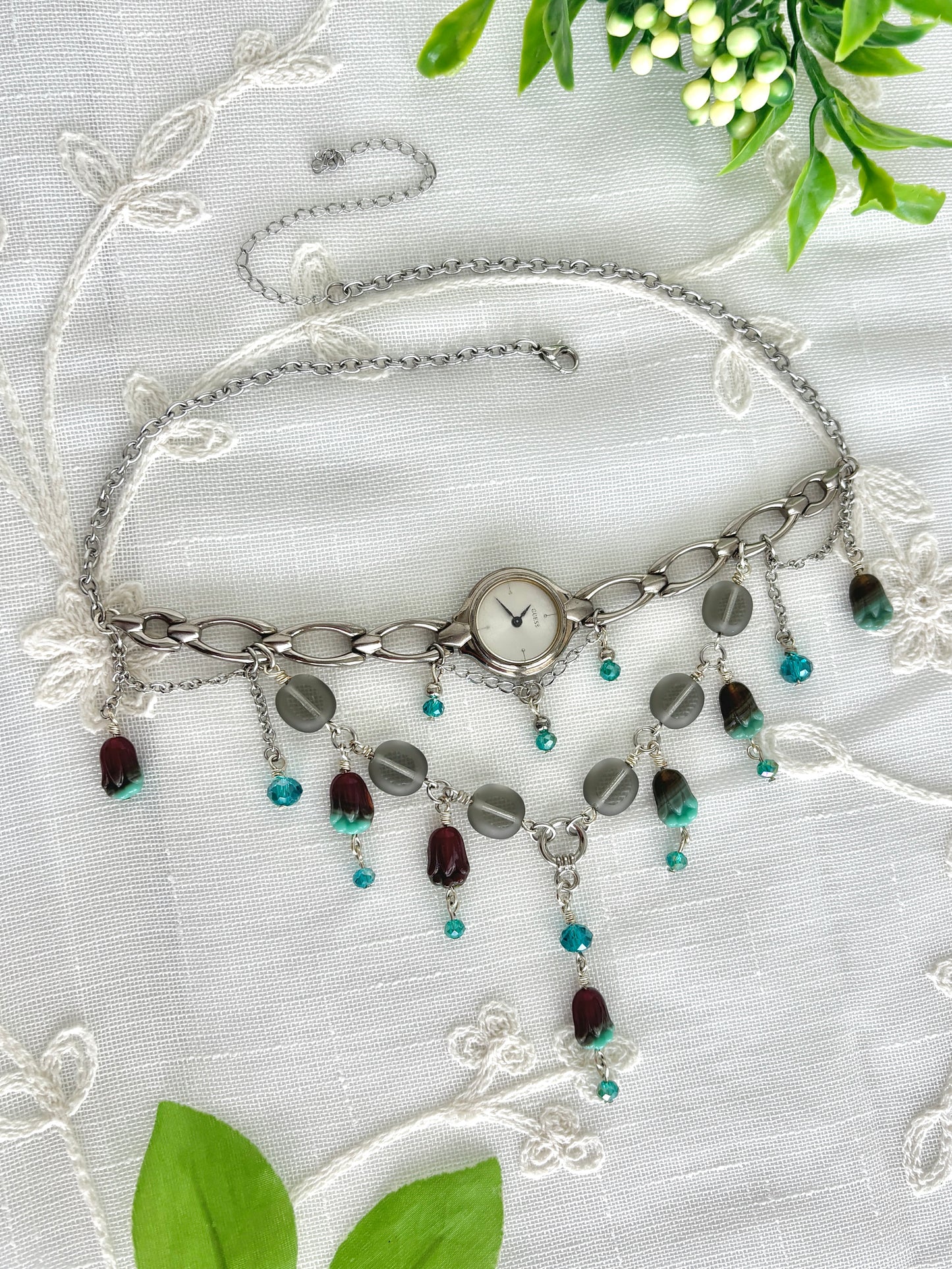 “Iris-istible” Watch Necklace by