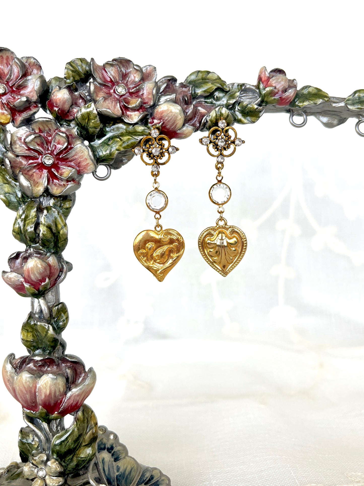 "Hearts of Gold" Earrings