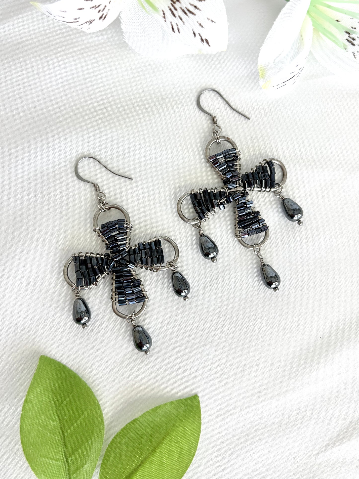 “Dark Star” Earrings