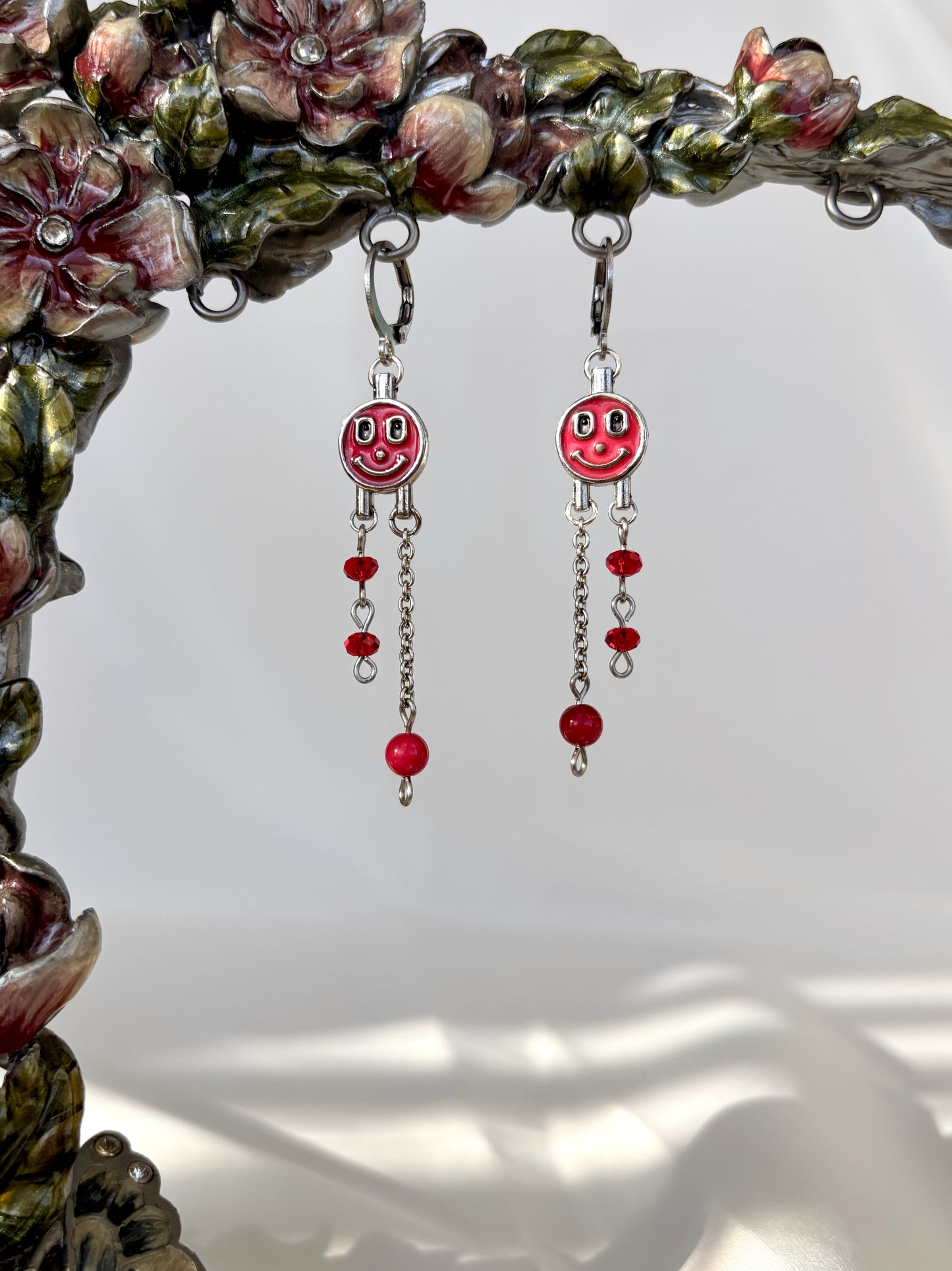 "Scarlet Smiles" Earrings