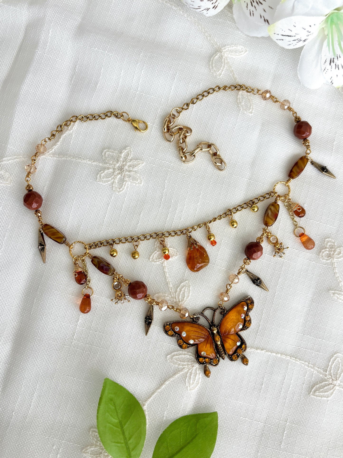 Monarch Butterfly Necklace